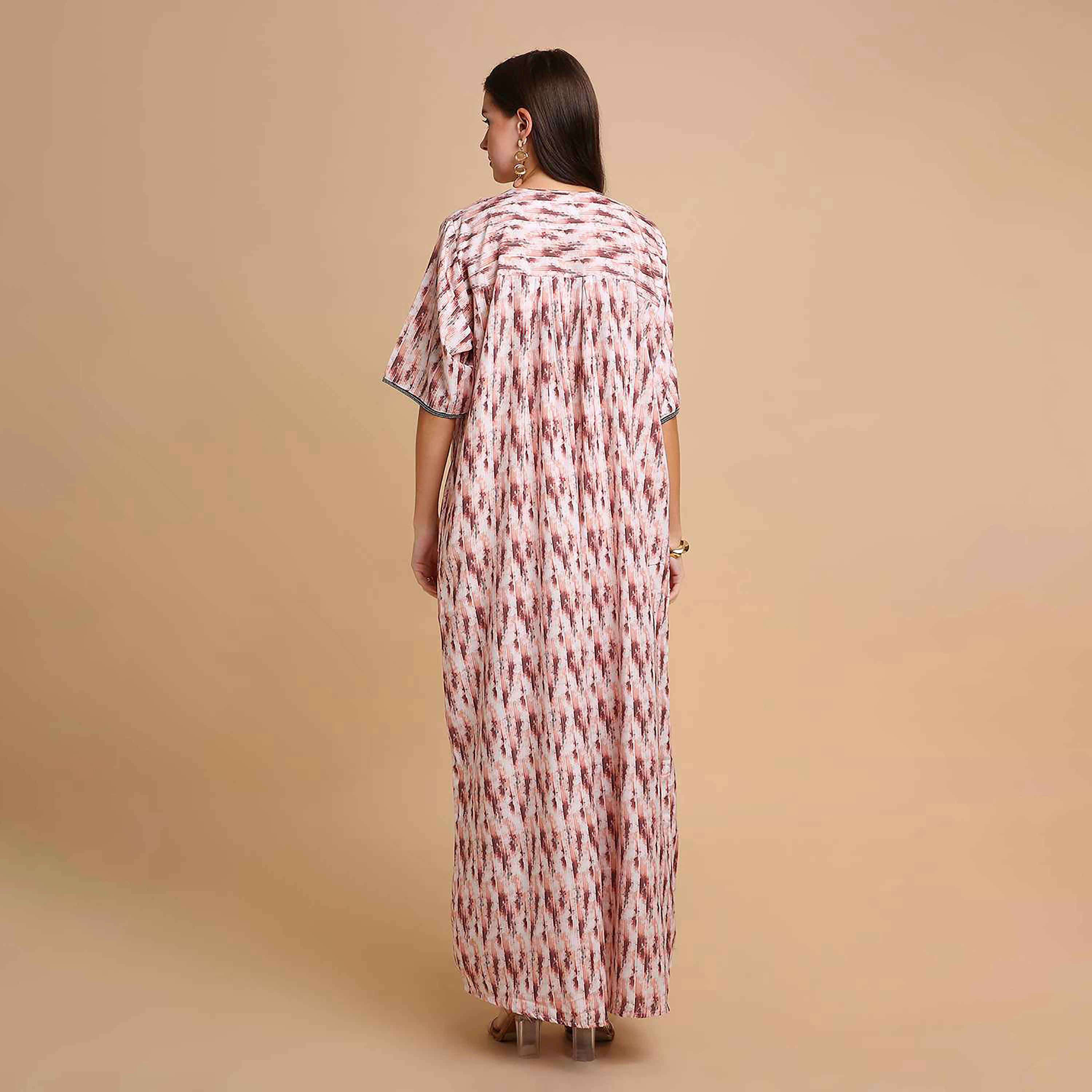 جلابية نسائية بطبعة تجريدية من هنا آند سارة-women-arabicclothing-jalabiyas-image-5
