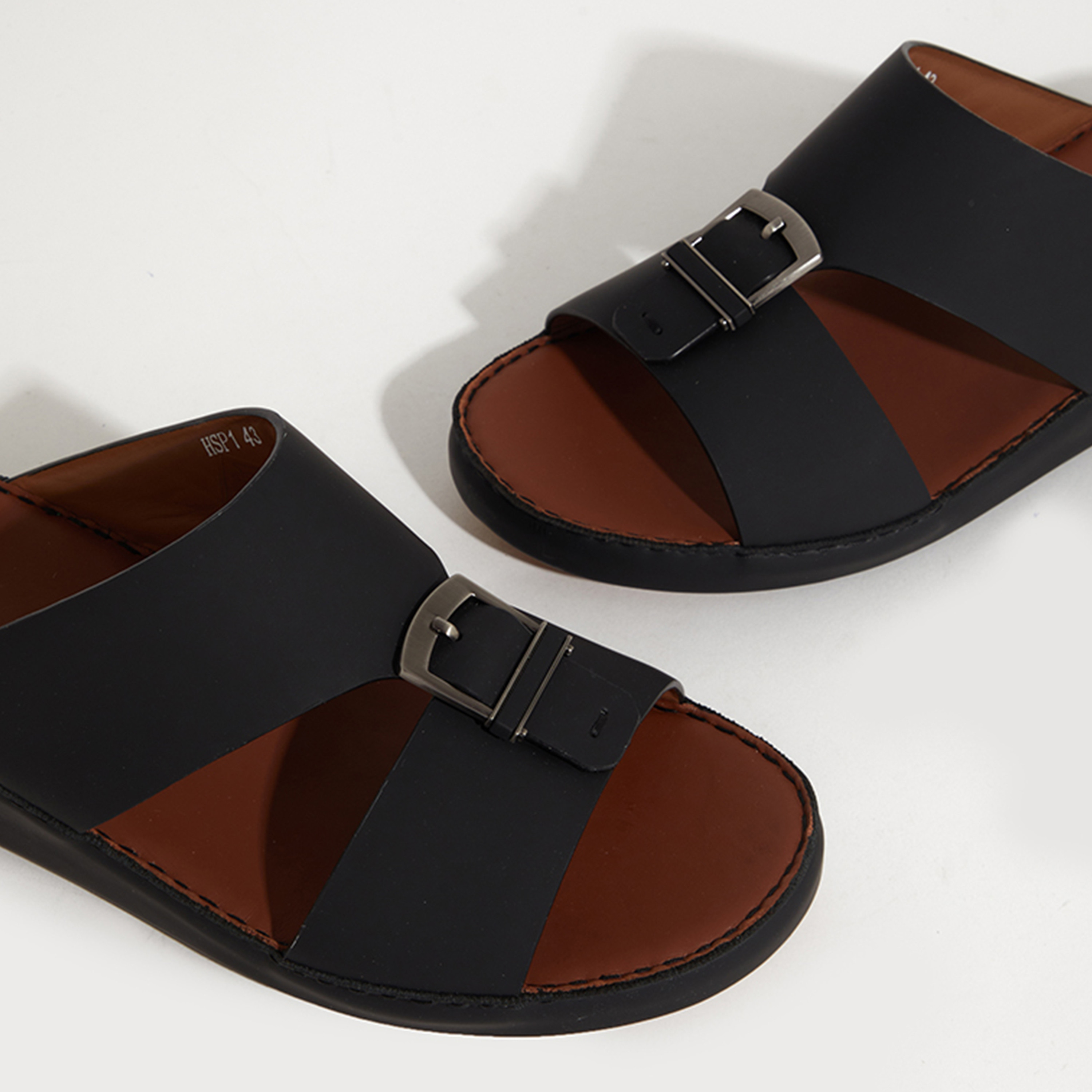 هش بابيز- صندل عربي سهل الارتداء للرجال | HSP1-001-men-shoes-sandals-image-2
