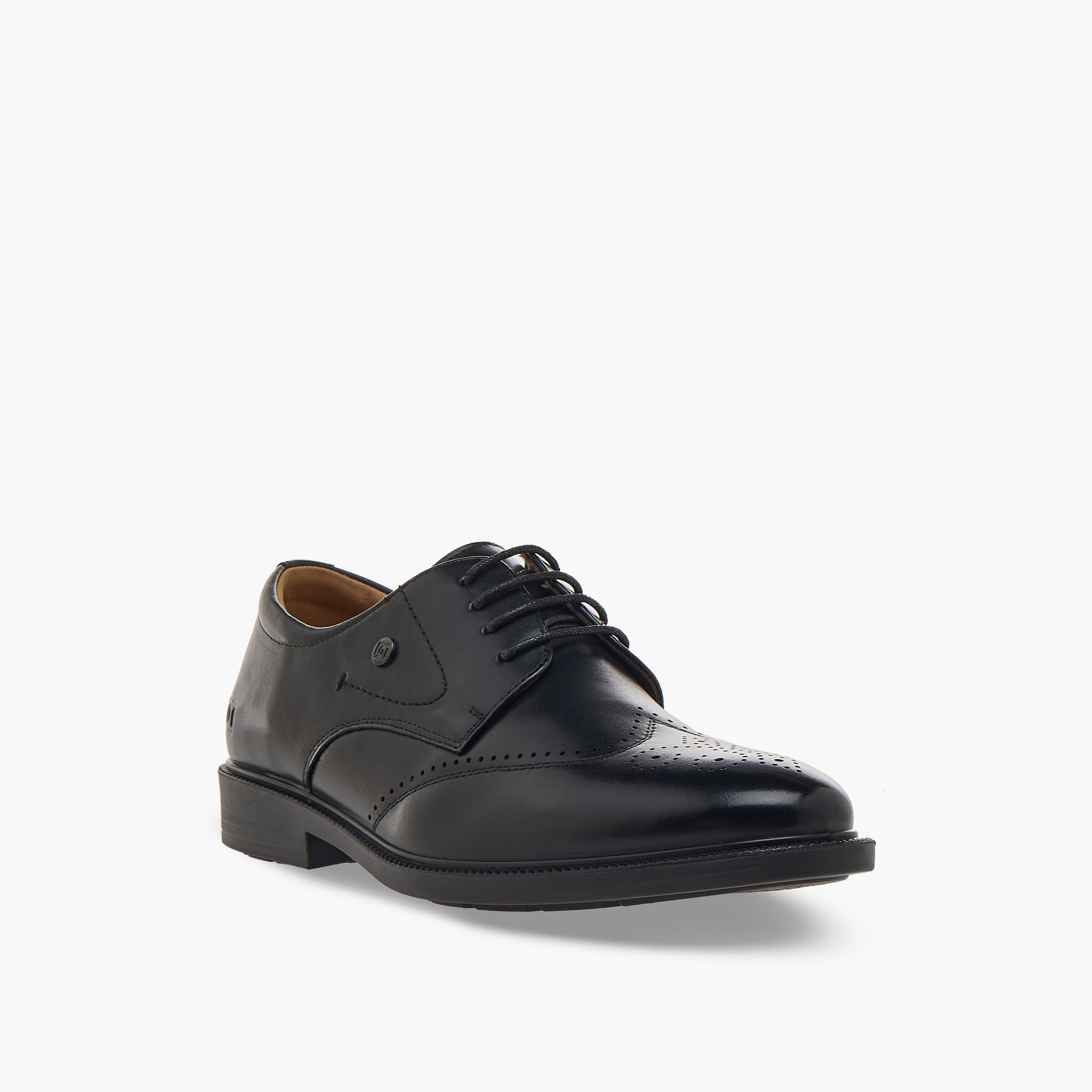 Duchini Men Lace-Up Leather Derby Shoes-men-shoes-formalshoes-image-2