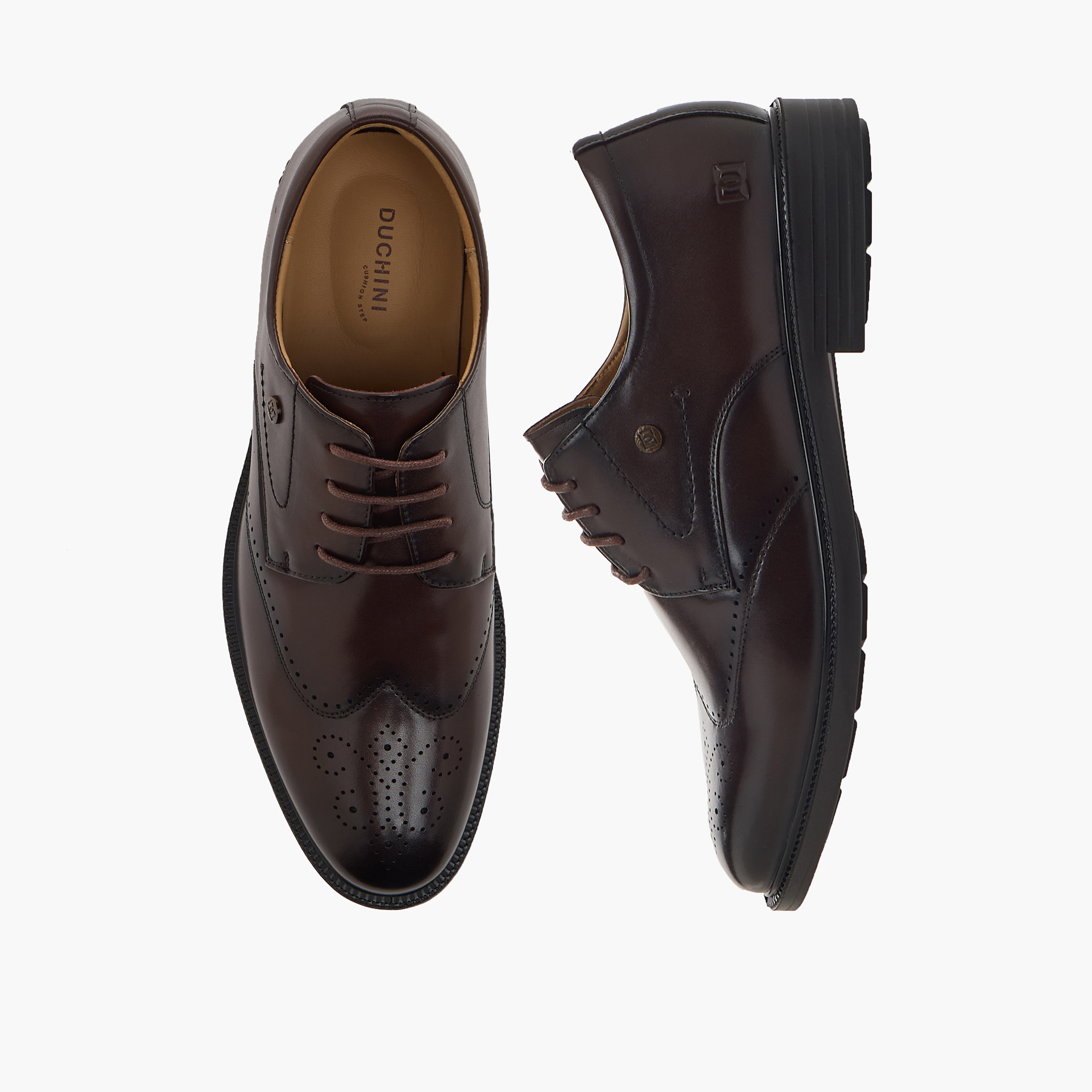 Duchini Men Lace-Up Leather Derby Shoes-men-shoes-formalshoes-image-1