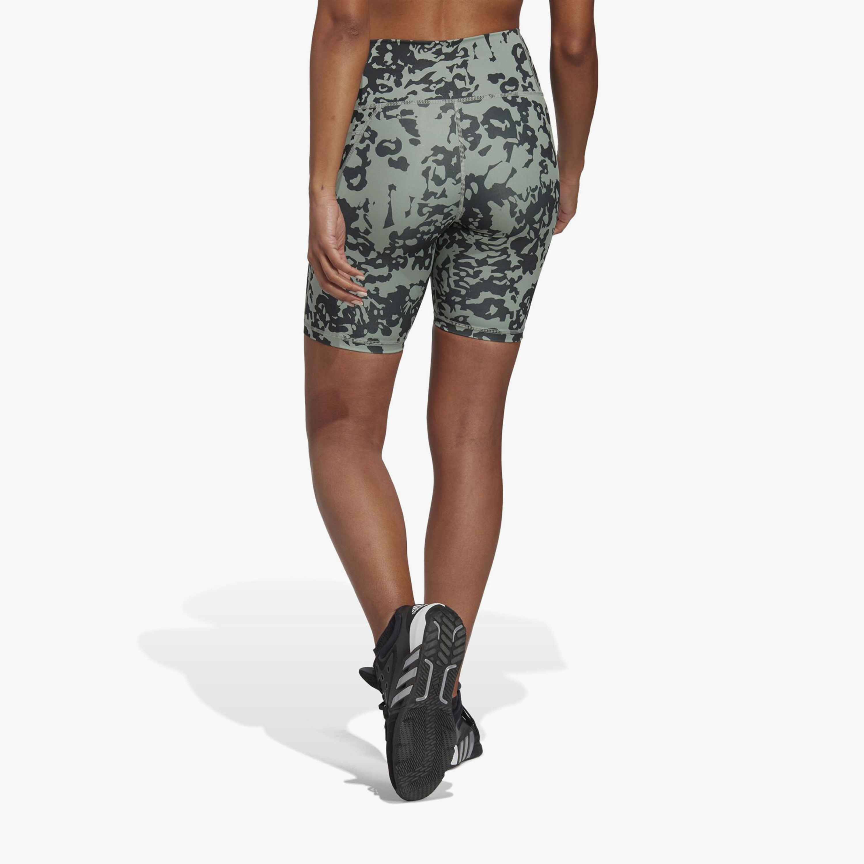 Adidas Opt Print Sh Women Printed Tights-women-clothing-bottoms-leggings-image-3