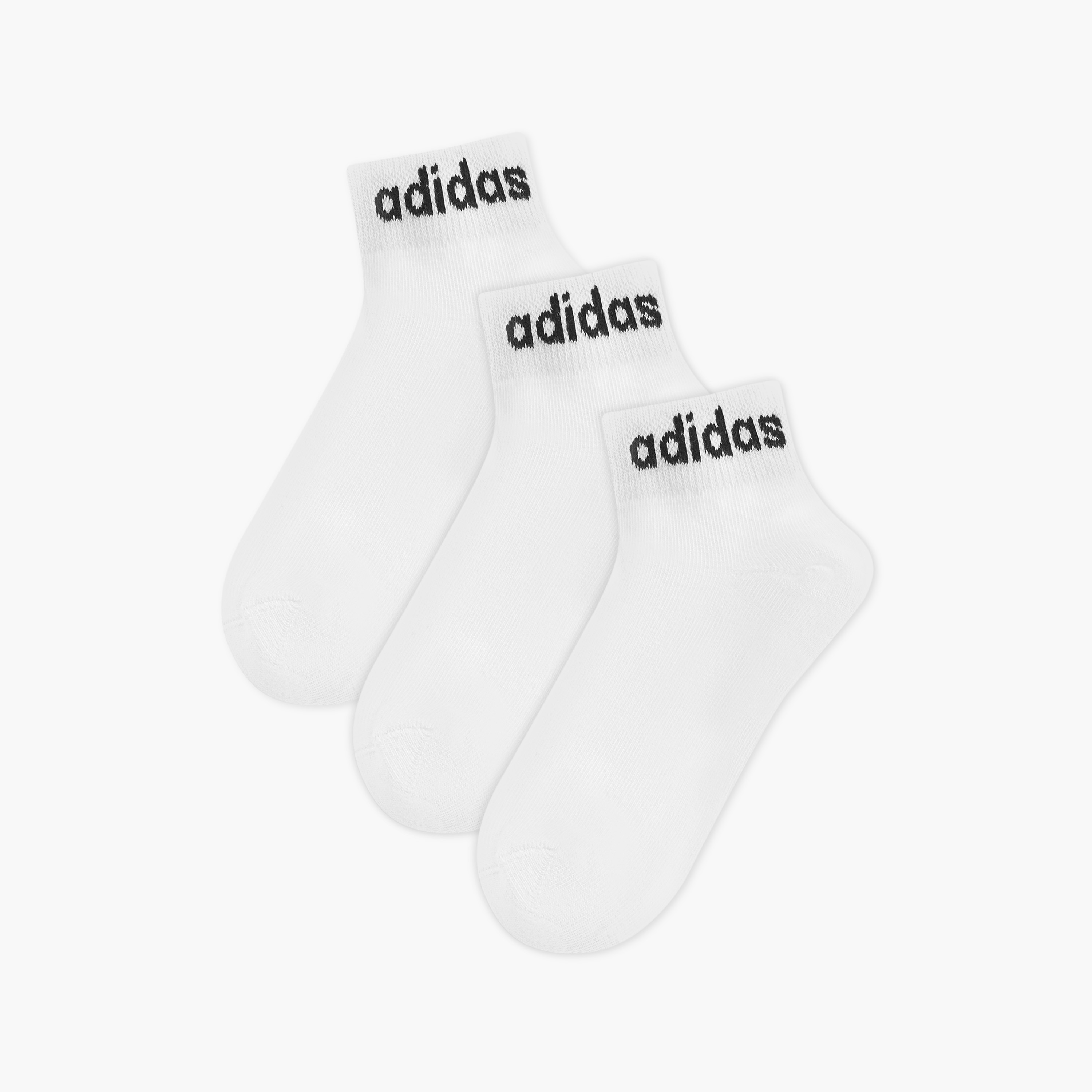 أديداس - جوارب سميكة للكاحل، 3 أزواج IC1305 | OE-sports-men-accessories-image-1