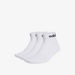 Adidas Women's Linear Ankle Length Socks - HT3457-Men%27s Socks-thumbnailMobile-0