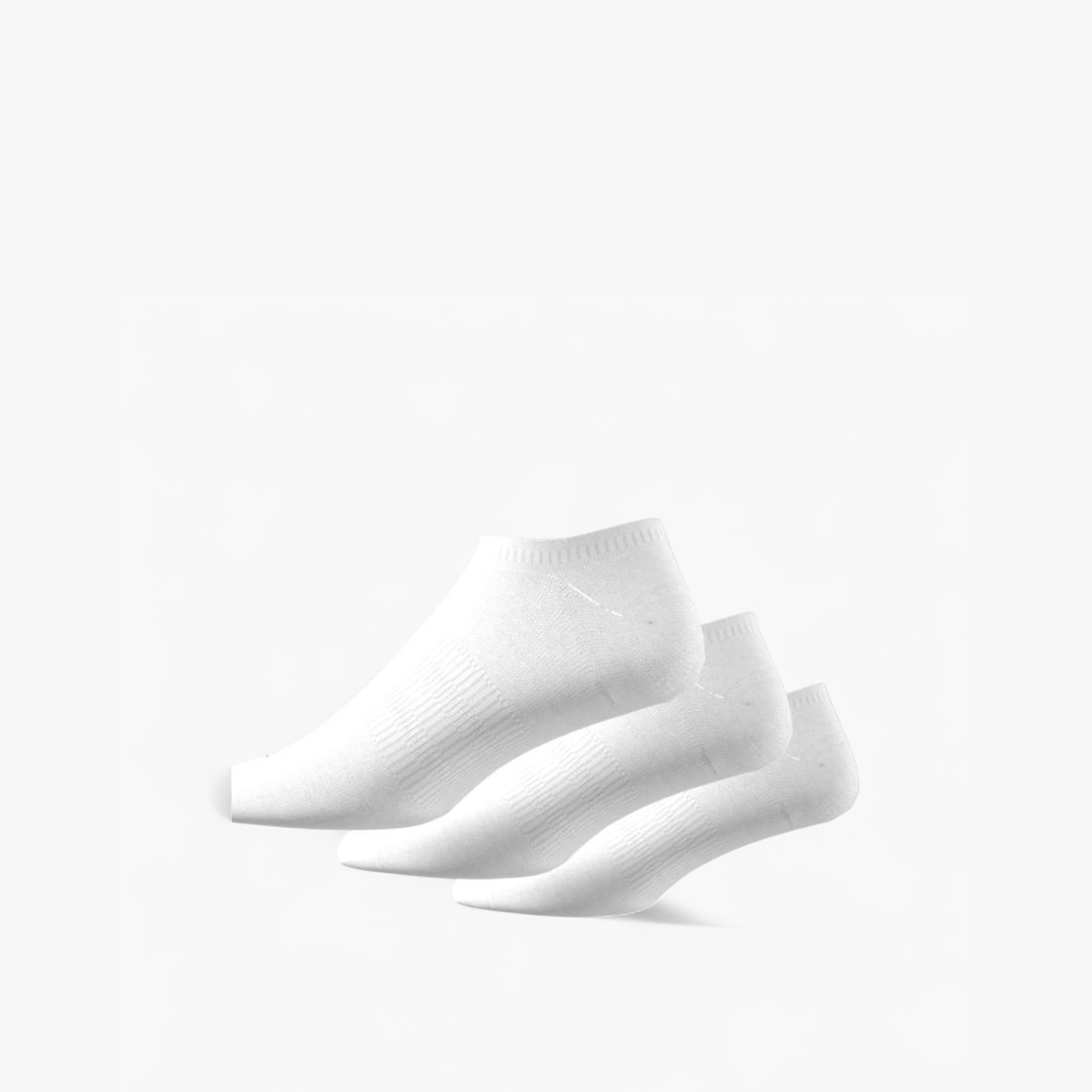 Adidas Logo Print No Show Sports Socks - Set of 3-men-socks-image-6