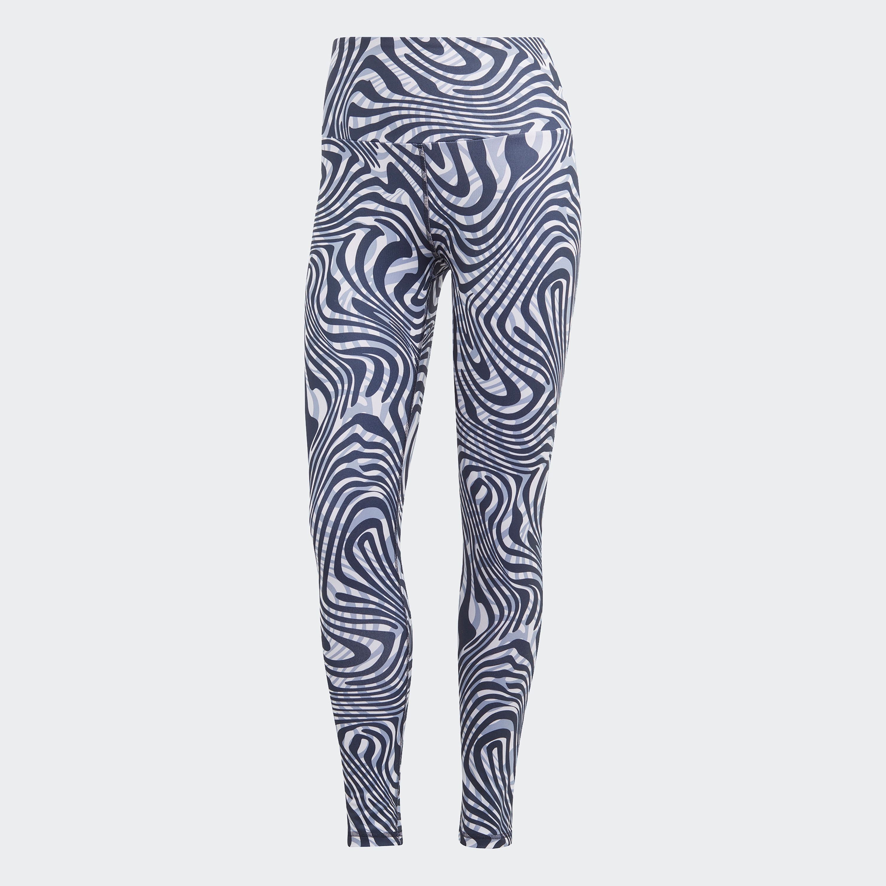  بنطلون ضيق للنساء، مقاس 78، مطبوعة عليه اي اس اس ا او بي لليوغا من اديداس-women-clothing-bottoms-leggings-image-6