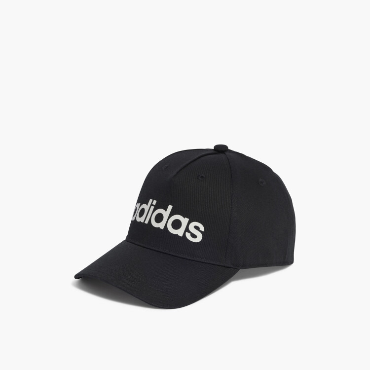 adidas Logo Print Cap with Hook and Loop Closure-boys-accessories-caps-image-1