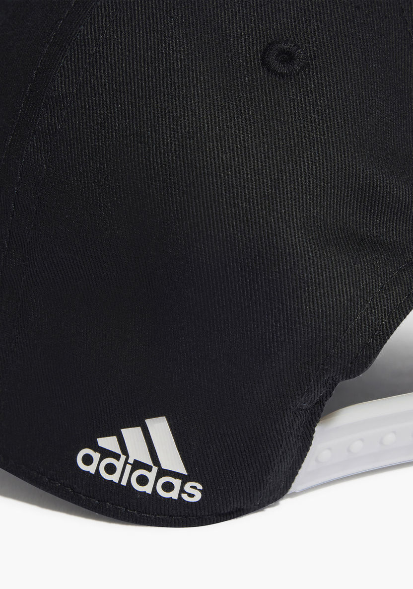 adidas Logo Print Cap with Snap Back Closure-Caps-image-2