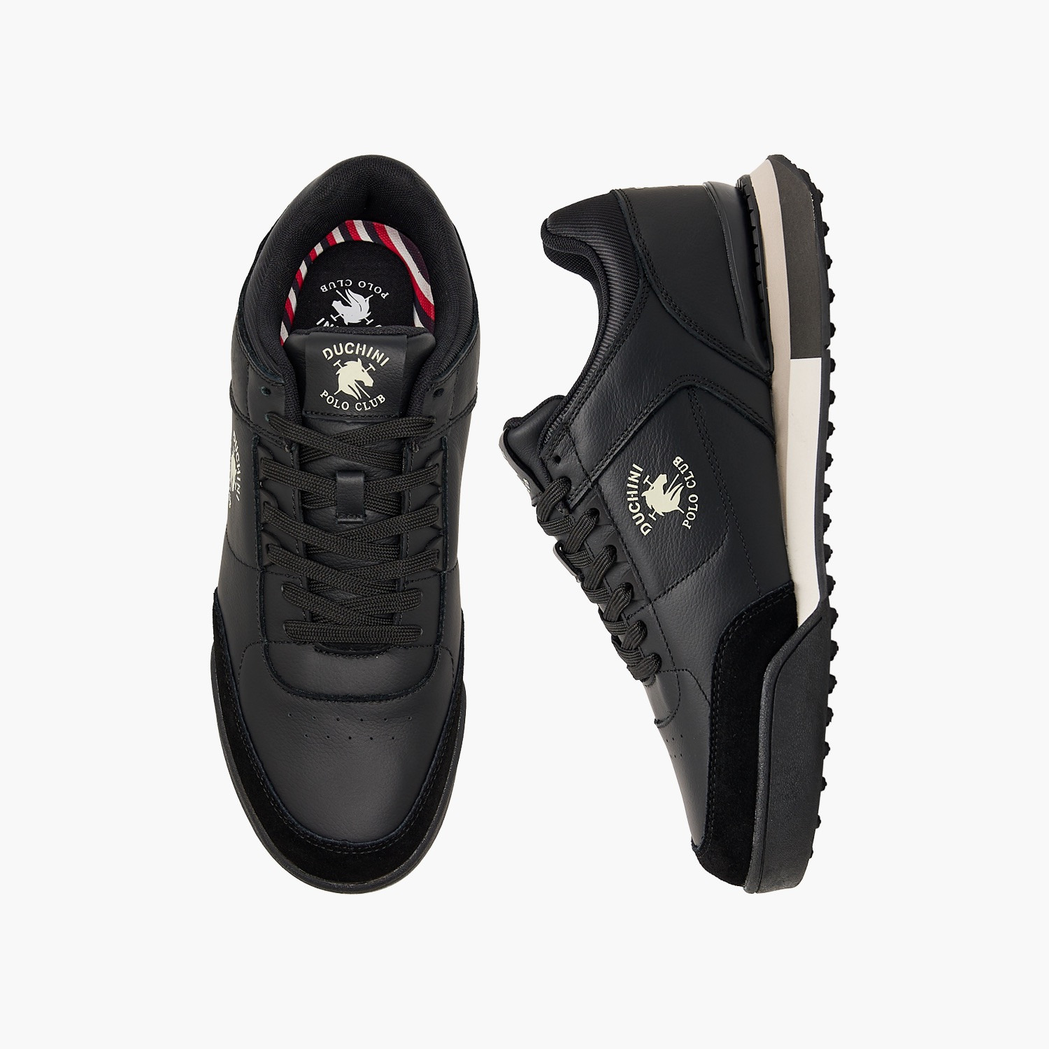 Duchini Men Lace-Up Ankle Sneakers-men-shoes-sneakers-image-1