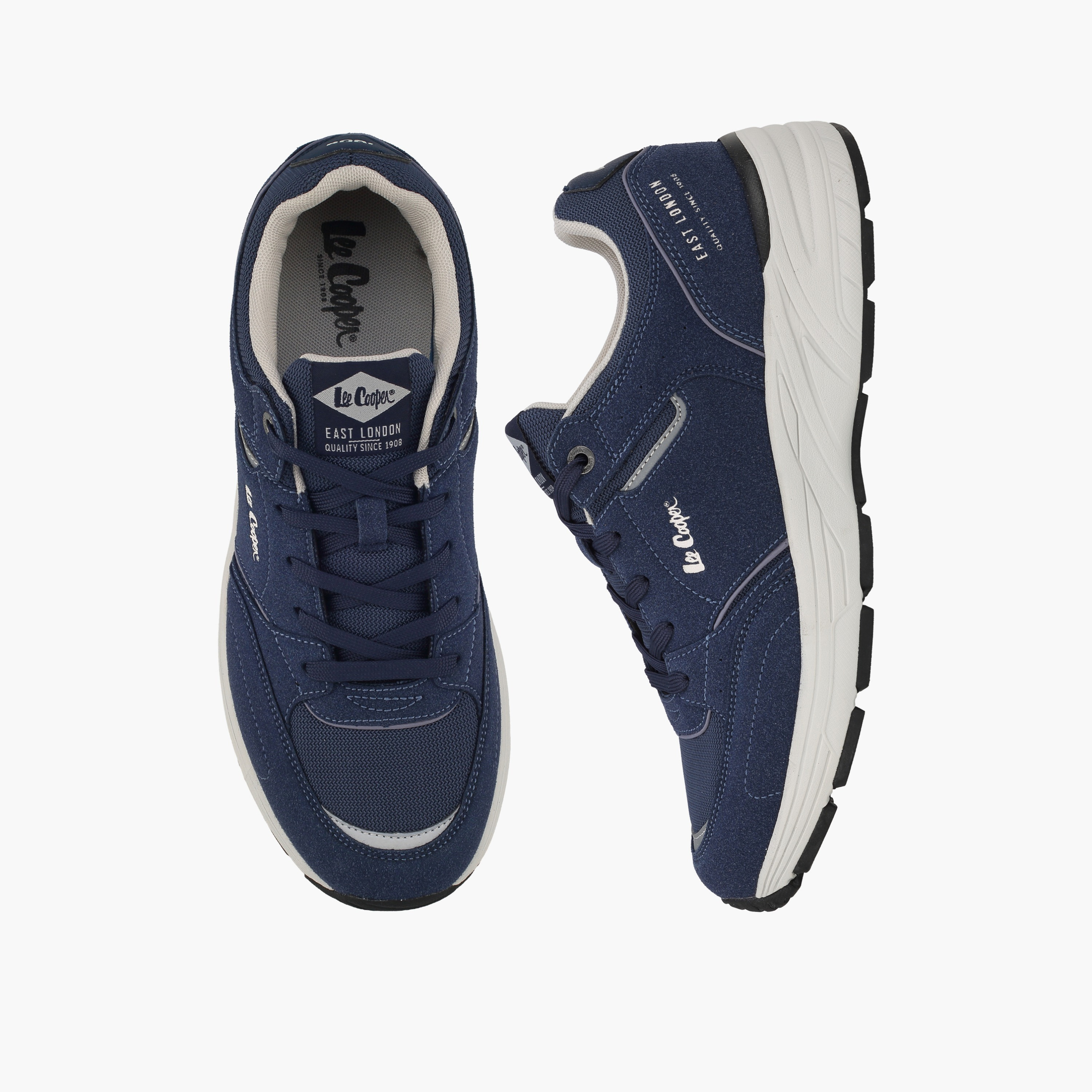 حذاء سنيكرز كاحل برباط للرجال من لي كوبر-men-shoes-sneakers-image-1