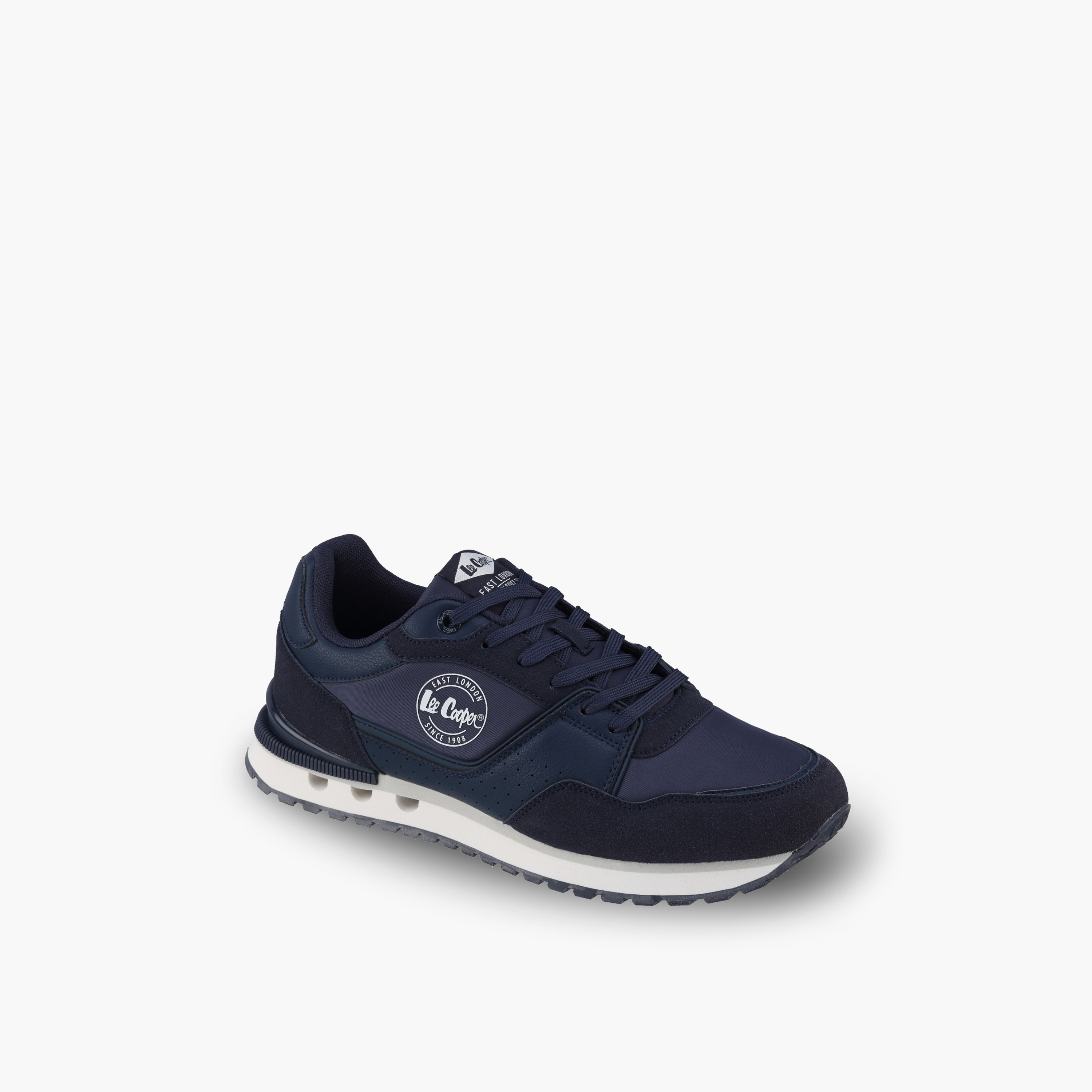 حذاء سنيكرز كاحل بقوالب ملونة ورباط للرجال من لي كوبر-men-shoes-sneakers-image-2