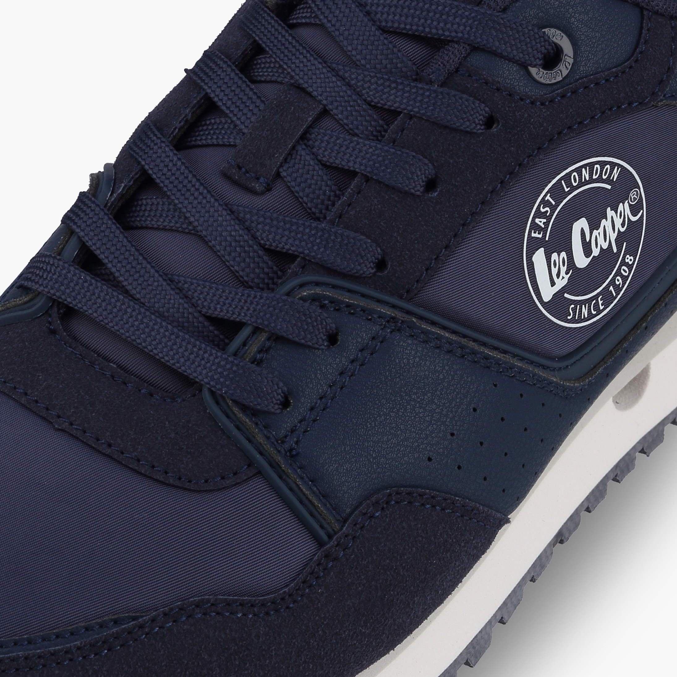 حذاء سنيكرز كاحل بقوالب ملونة ورباط للرجال من لي كوبر-men-shoes-sneakers-image-4