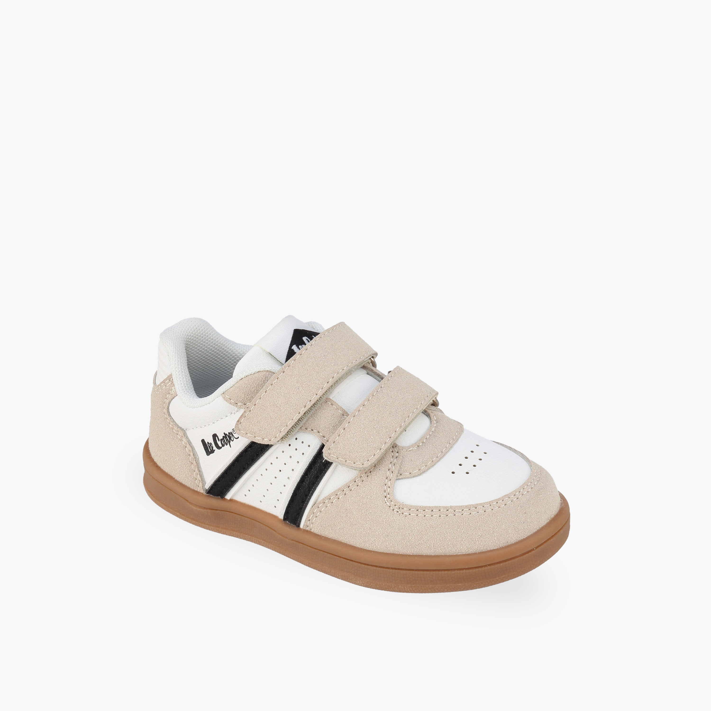 حذاء سنيكرز طول الكاحل بشريط إغلاق لاصق للبنات من لي كوبر-girls-shoes-sneakers-image-2