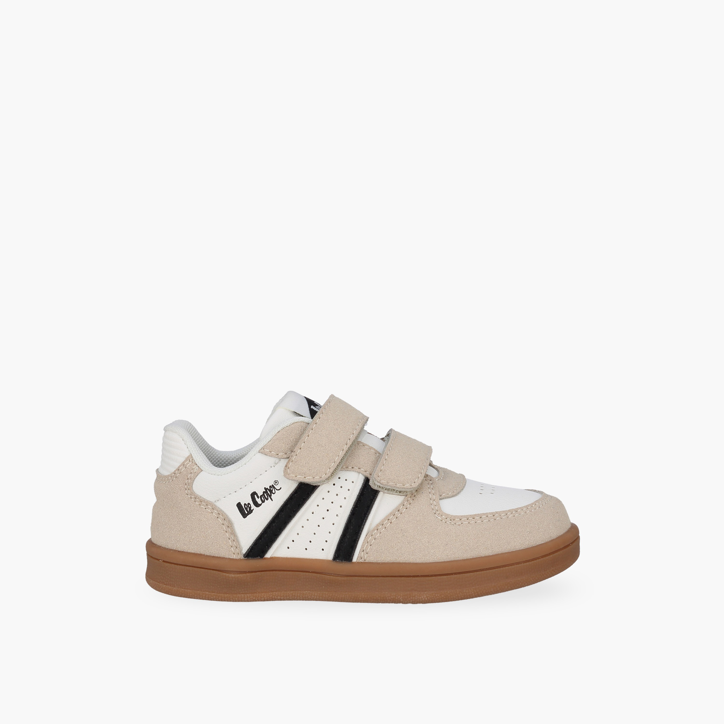حذاء سنيكرز طول الكاحل بشريط إغلاق لاصق للبنات من لي كوبر-girls-shoes-sneakers-image-3