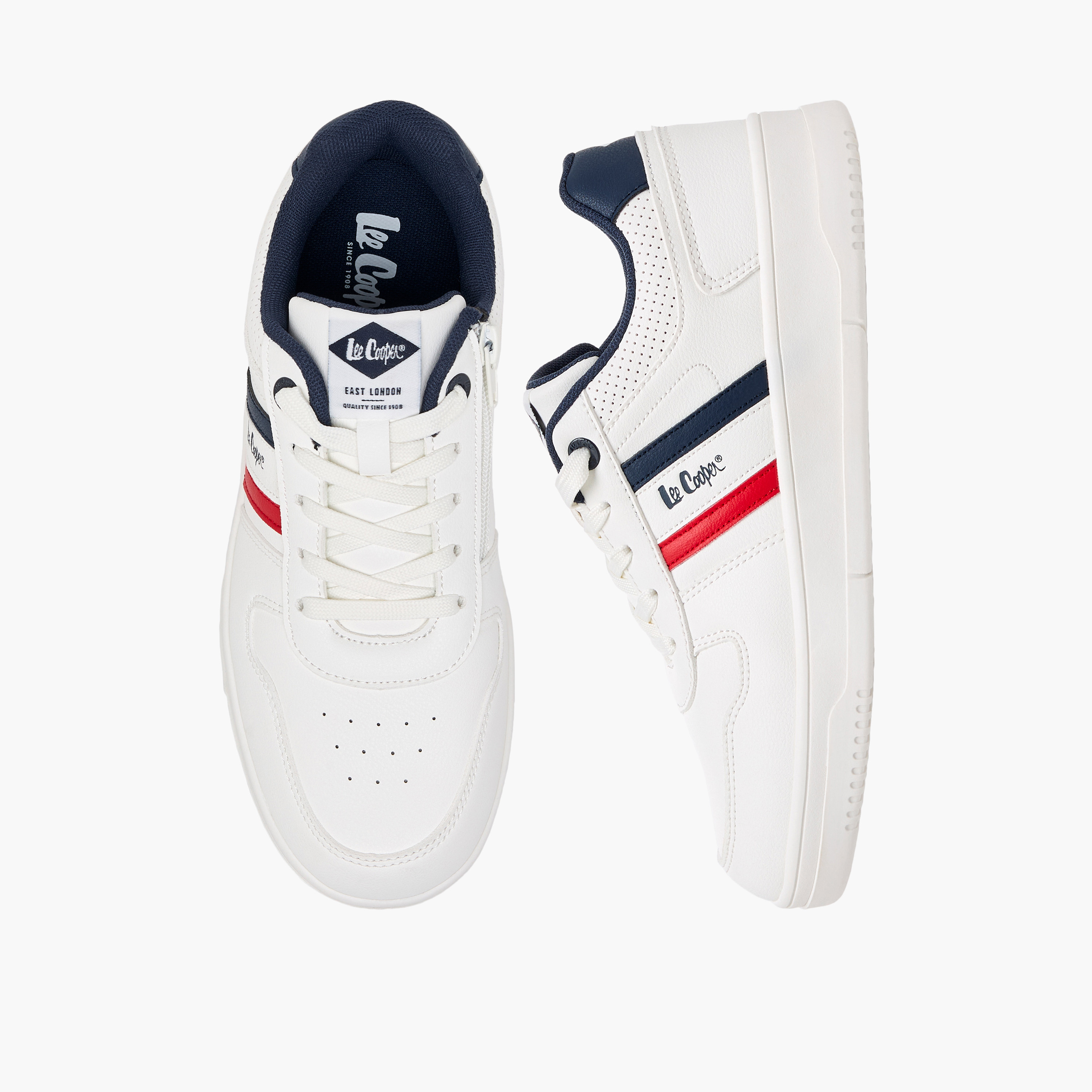 حذاء سنيكرز طول الكاحل برباط للأولاد من لي كوبر-boys-shoes-sneakers-image-1