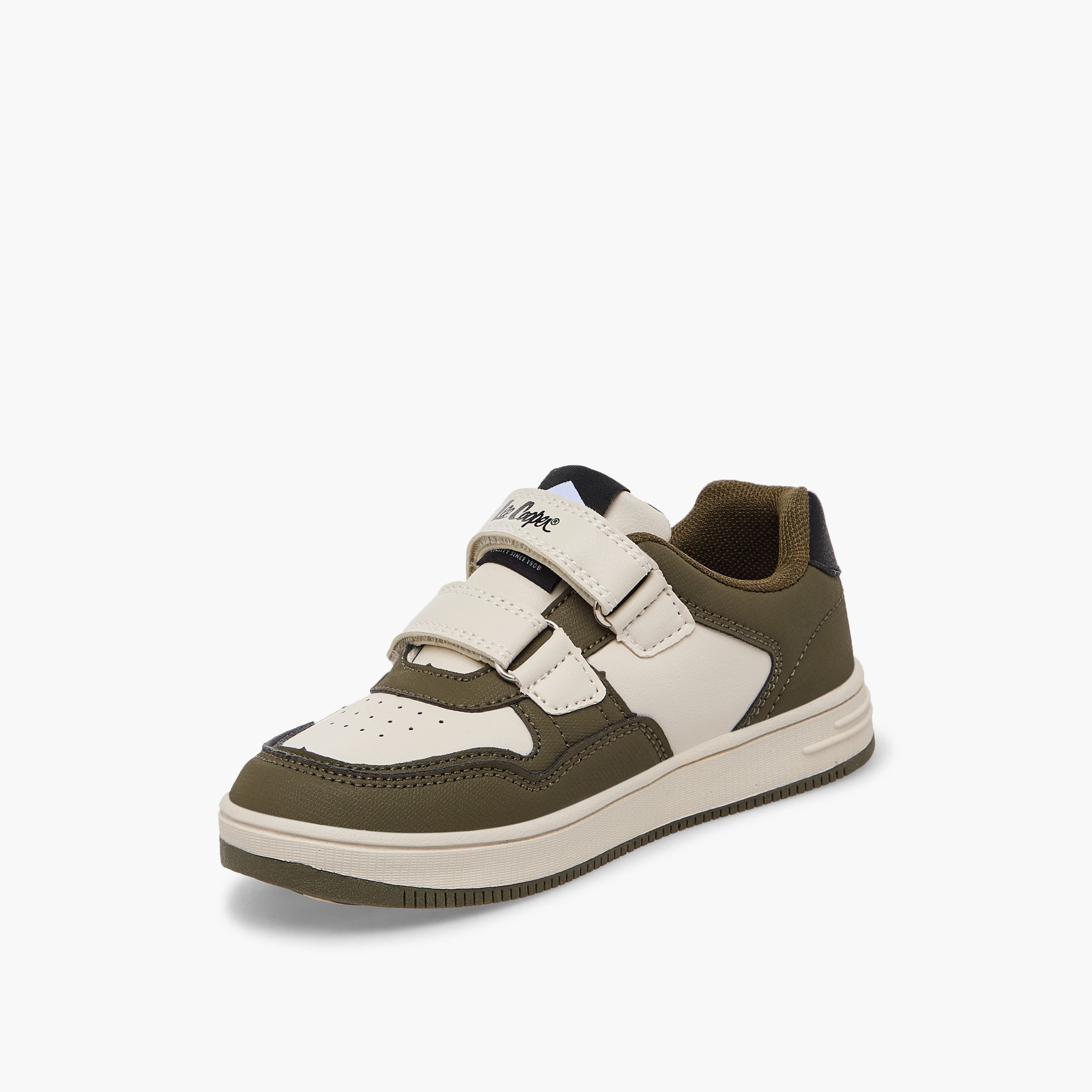 Lee Cooper Boys Panelled Hook & Loop Ankle Sneakers-boys-shoes-sneakers-image-4