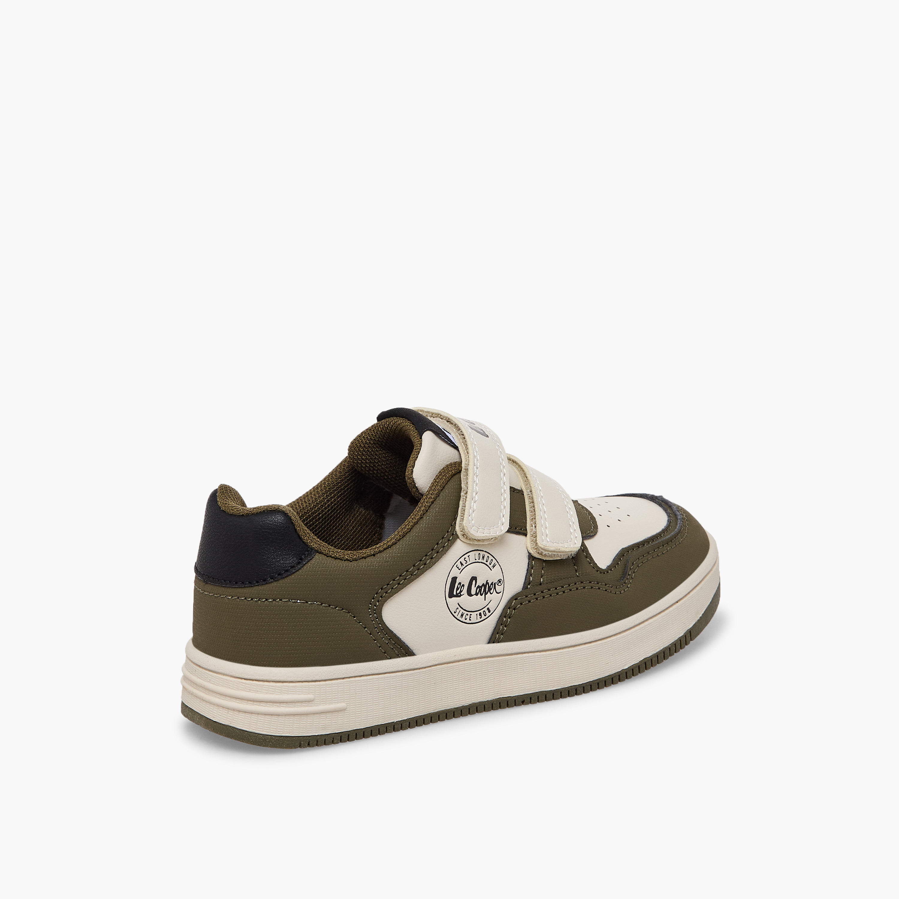 Lee Cooper Boys Panelled Hook & Loop Ankle Sneakers-boys-shoes-sneakers-image-6