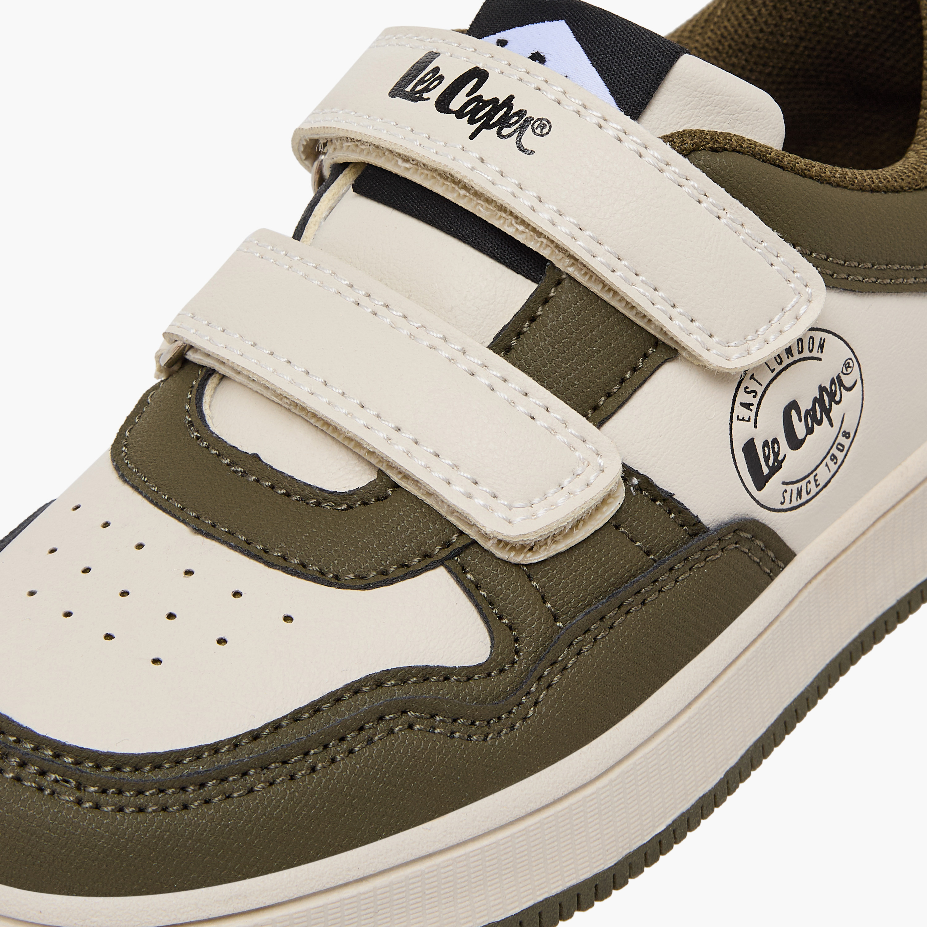 Lee Cooper Boys Panelled Hook & Loop Ankle Sneakers-boys-shoes-sneakers-image-7