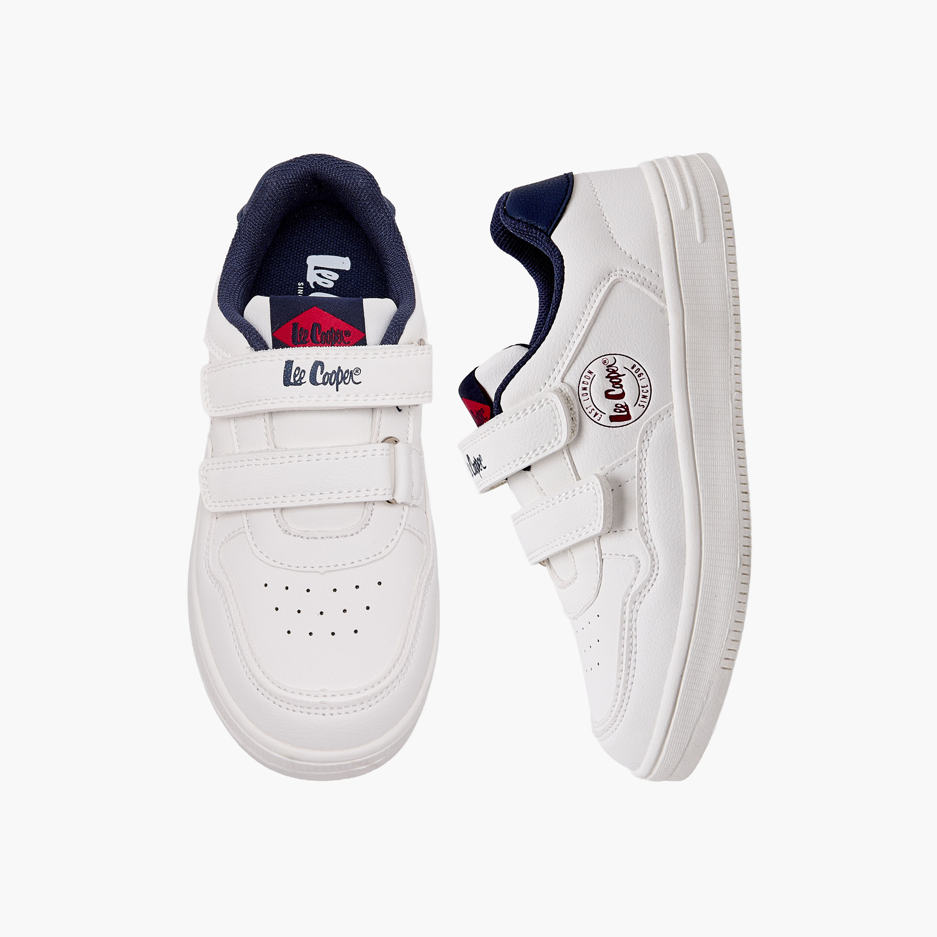 حذاء سنيكرز للكاحل بشريط لاصق للأولاد من لي كوبر-boys-shoes-sneakers-image-1