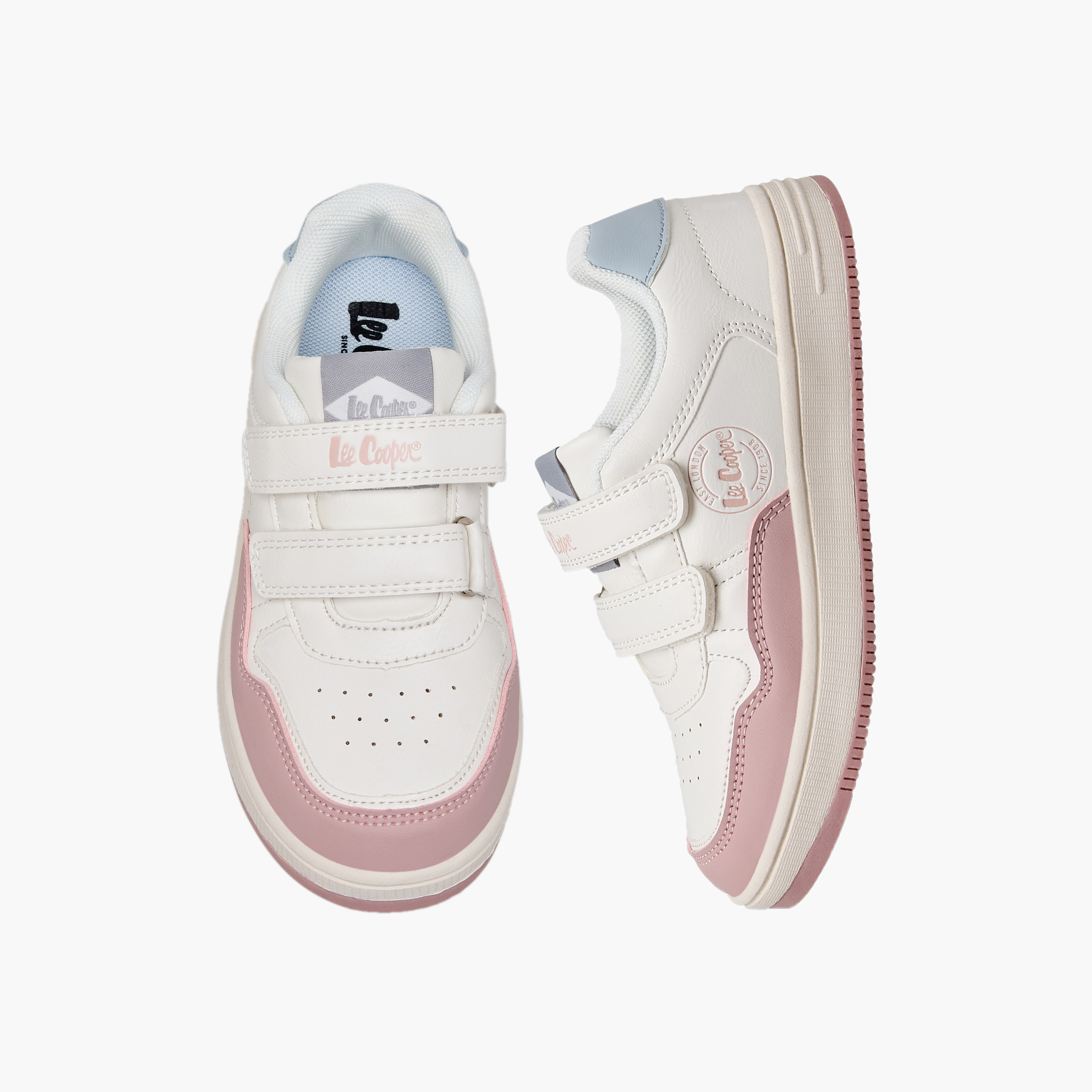 Lee Cooper Girls Hook & Loop Ankle Sneakers-girls-shoes-sneakers-image-1