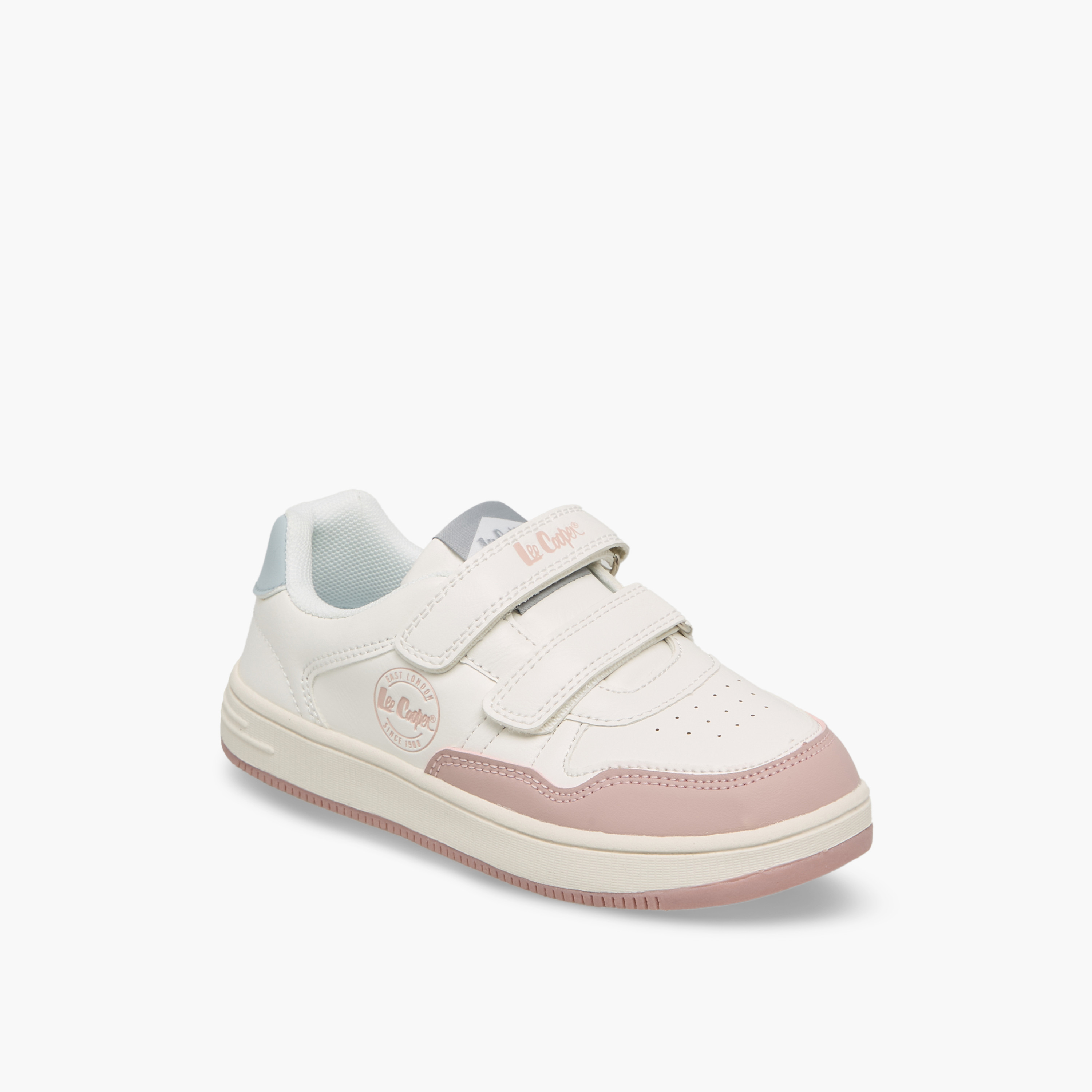 حذاء سنيكرز طول الكاحل بشريط إغلاق لاصق للبنات من لي كوبر-girls-shoes-sneakers-image-2