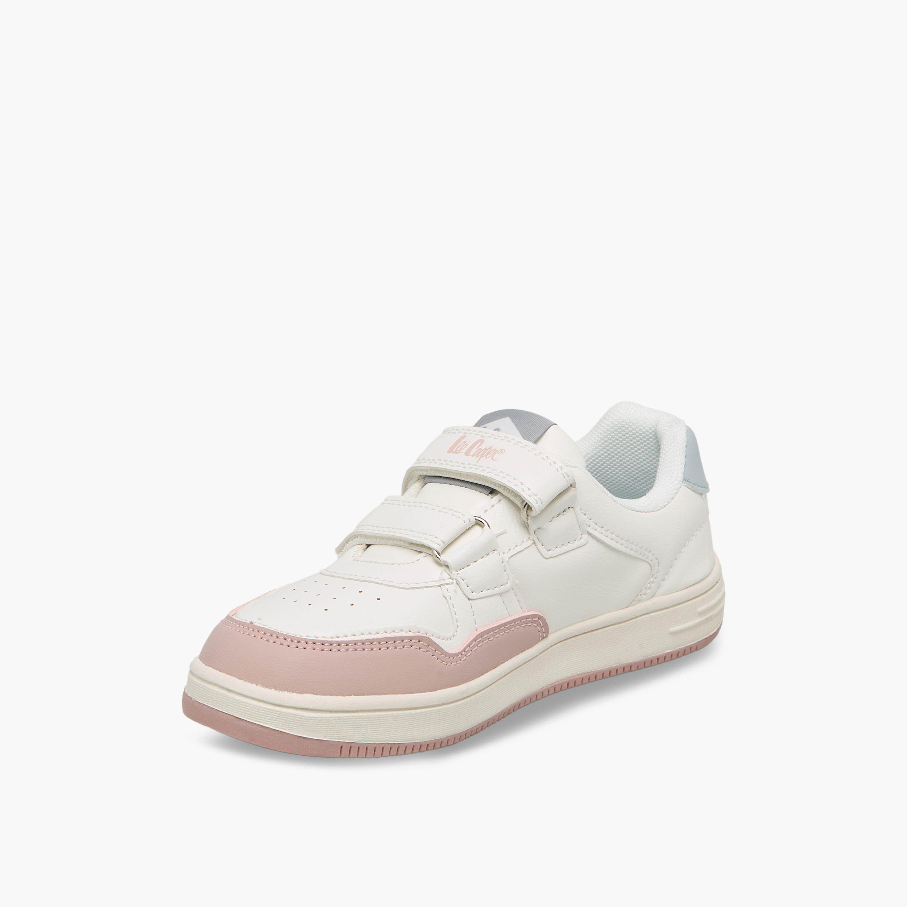 حذاء سنيكرز طول الكاحل بشريط إغلاق لاصق للبنات من لي كوبر-girls-shoes-sneakers-image-4