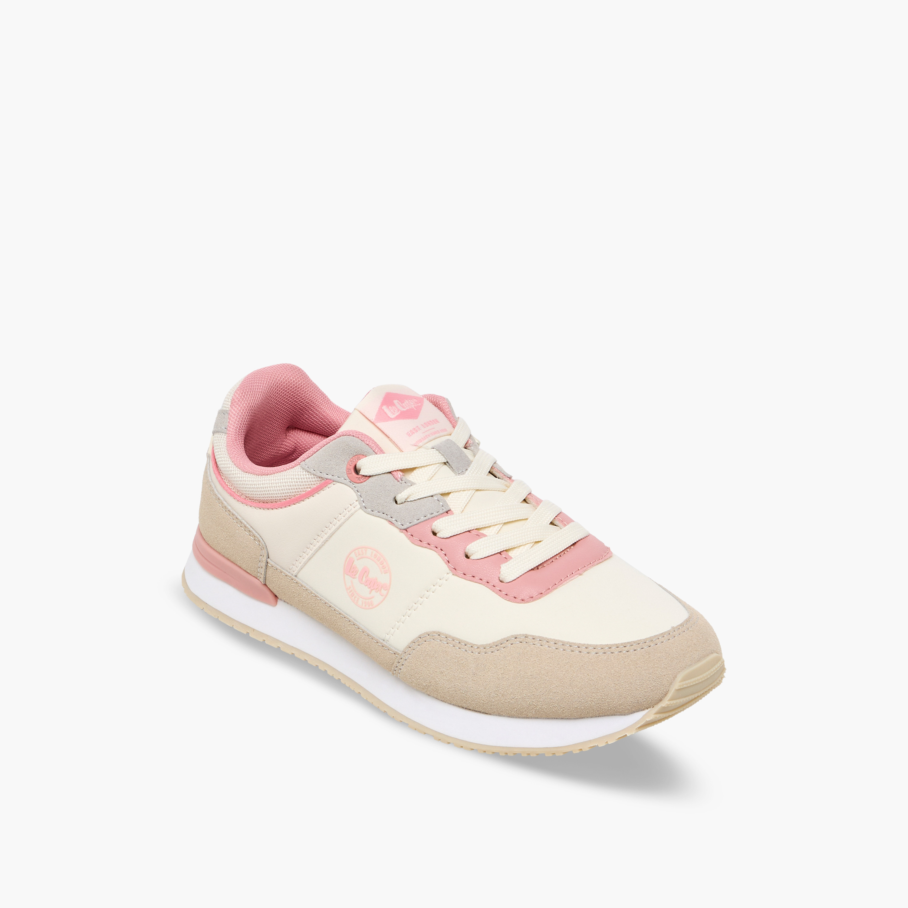 Lee Cooper Girls Lace-Up Ankle Sneakers-girls-shoes-sneakers-image-2