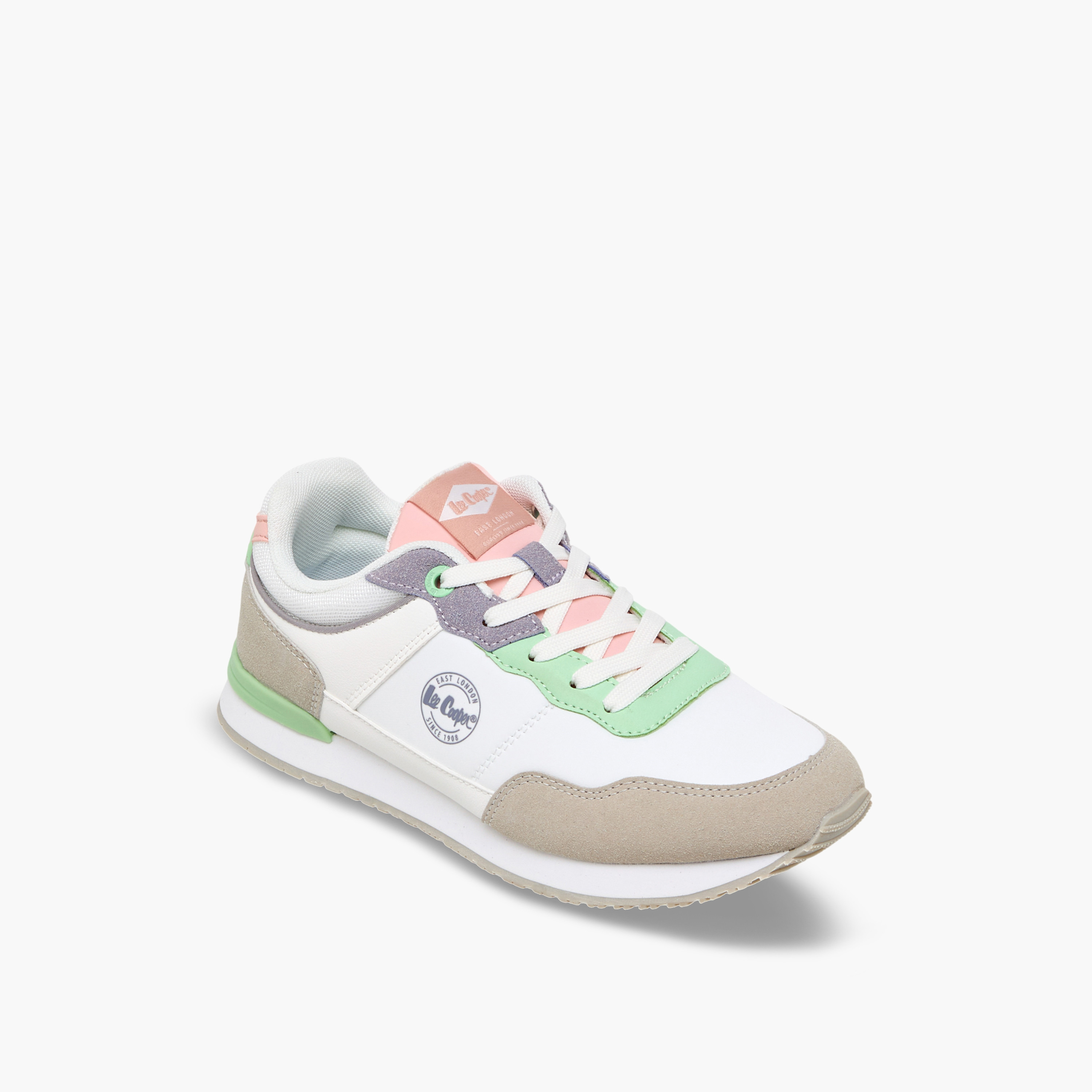 Lee Cooper Girls Lace-Up Ankle Sneakers-girls-shoes-sneakers-image-2