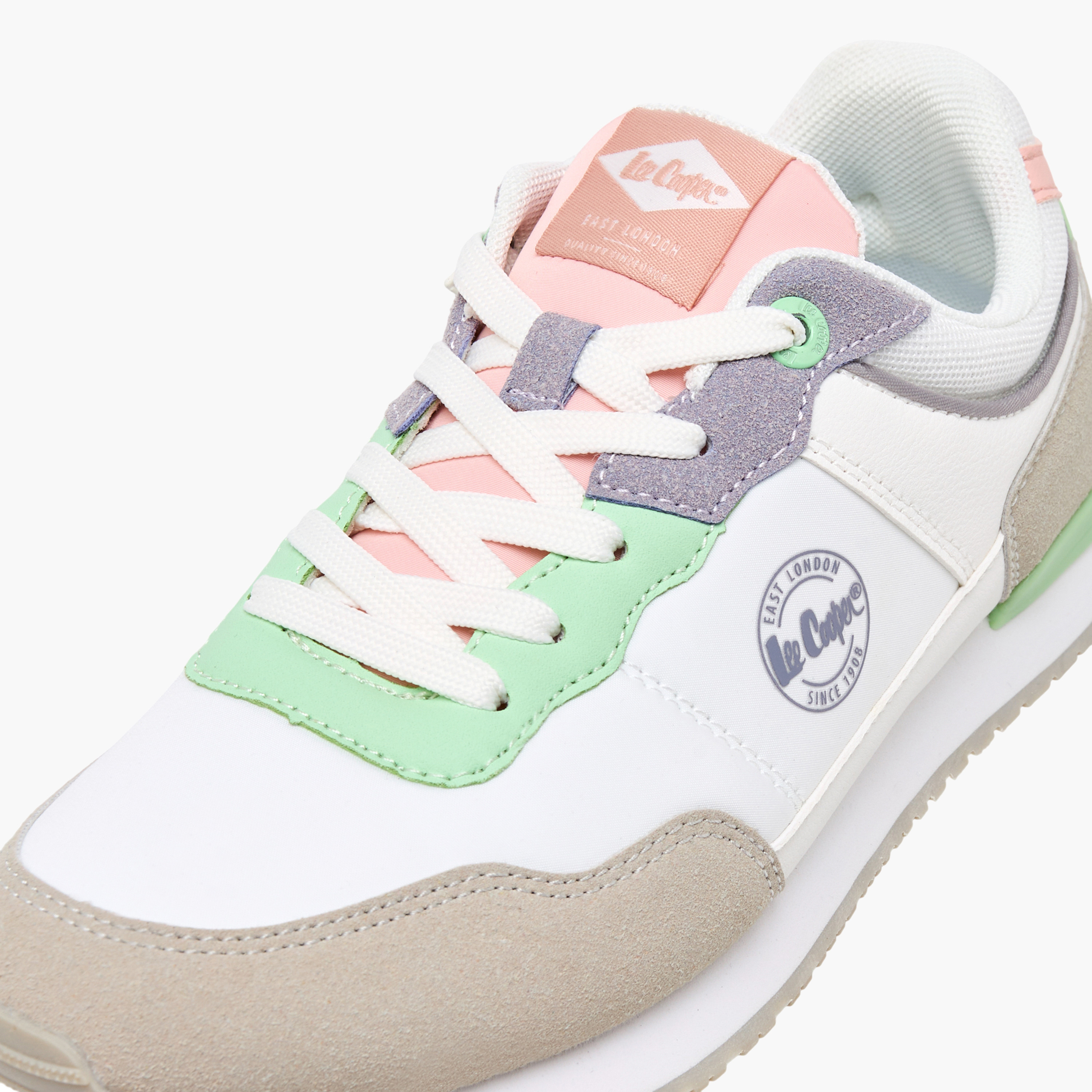 Lee Cooper Girls Lace-Up Ankle Sneakers-girls-shoes-sneakers-image-15