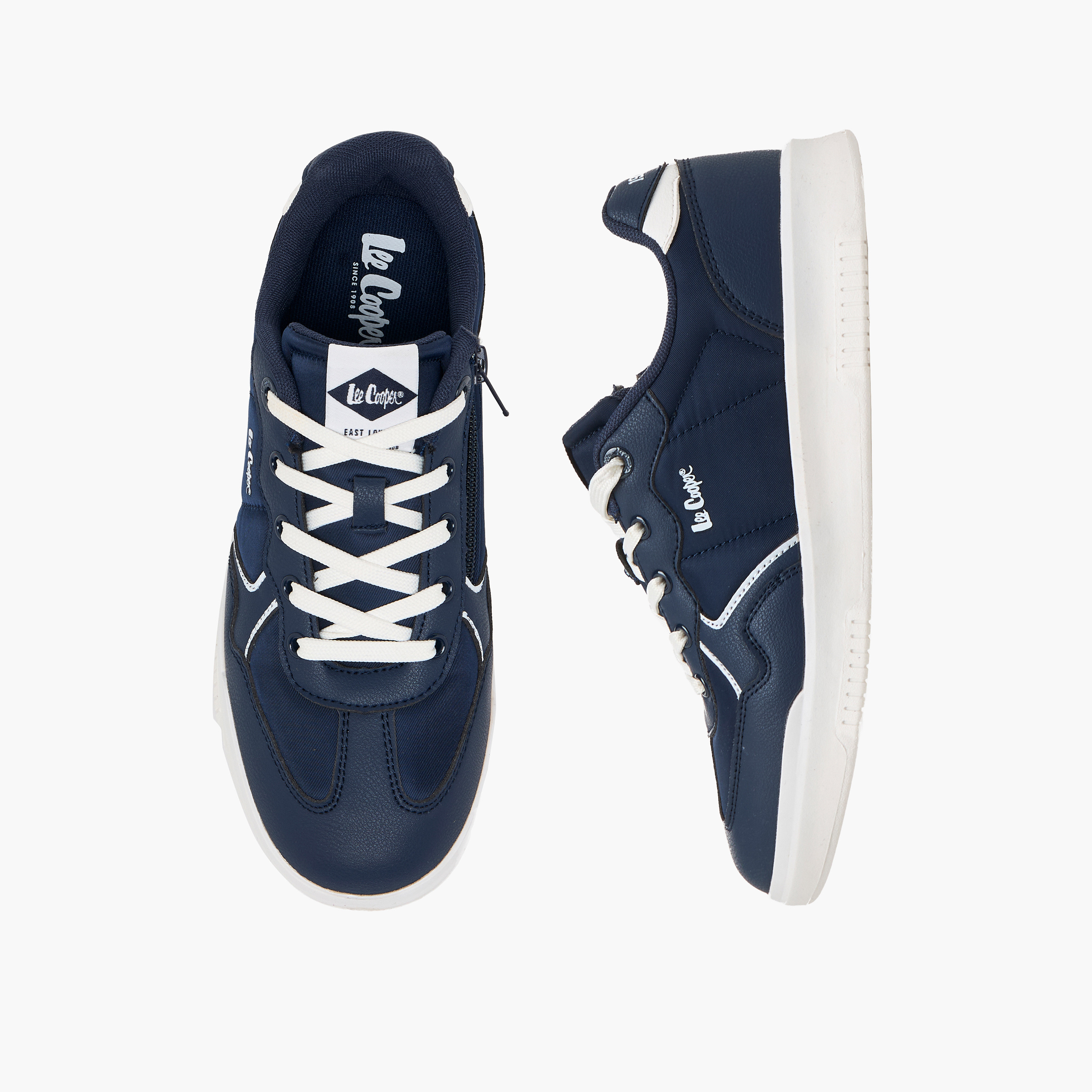Lee Cooper Boys Lace-Up Ankle Sneakers-boys-shoes-sneakers-image-1
