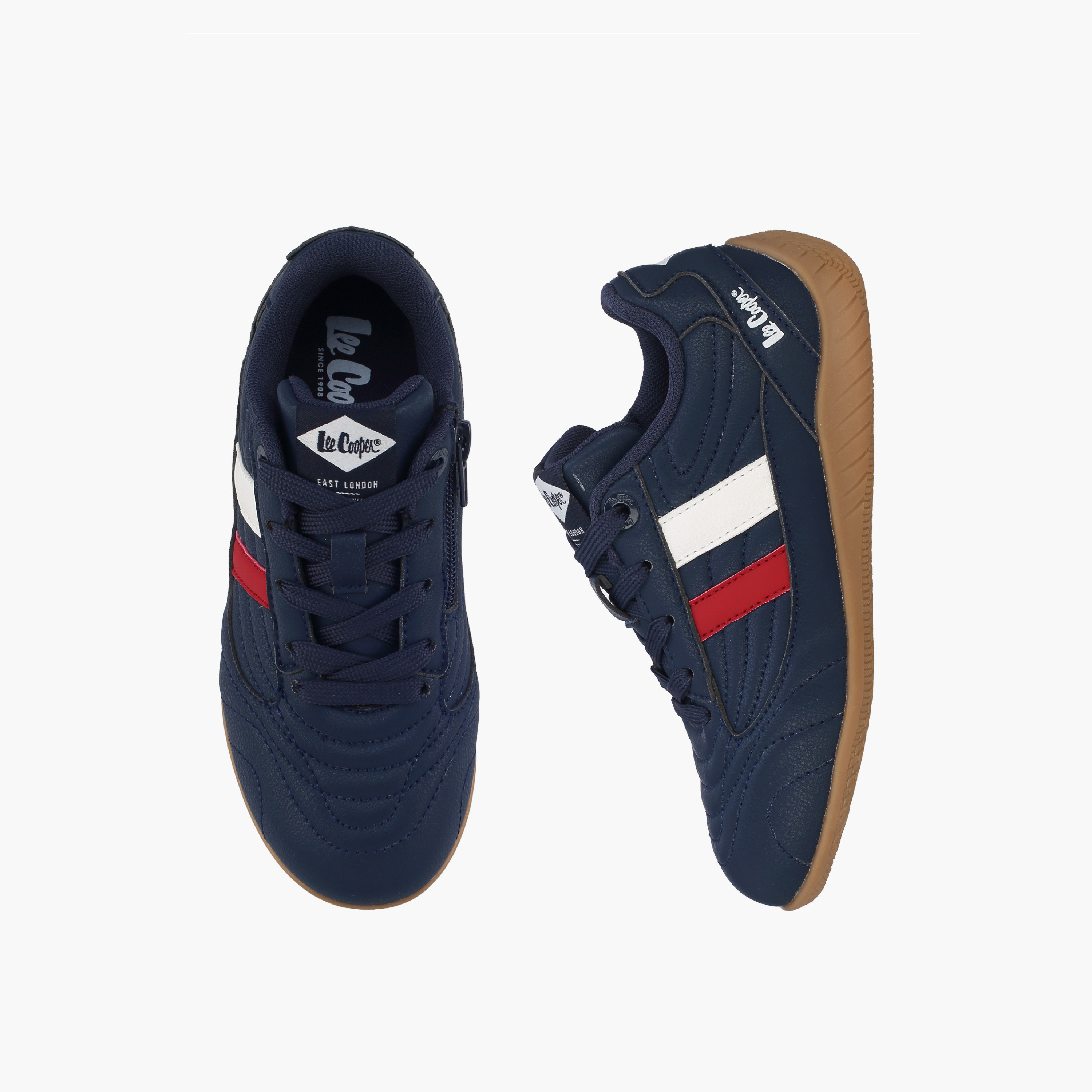 Lee Cooper Boys Lace-Up Ankle Sneakers-boys-shoes-sneakers-image-1