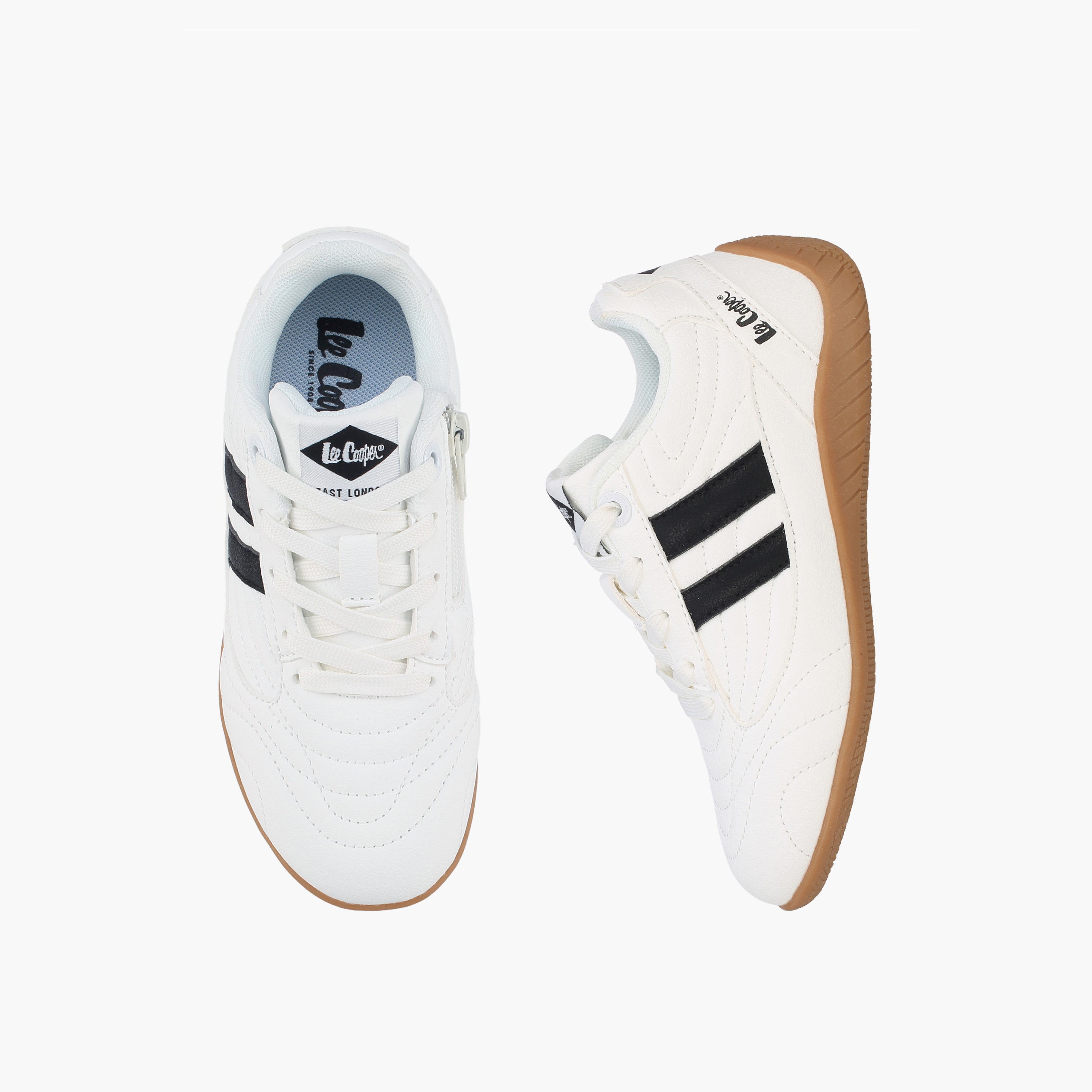 حذاء سنيكرز طول الكاحل برباط للأولاد من لي كوبر-boys-shoes-sneakers-image-1