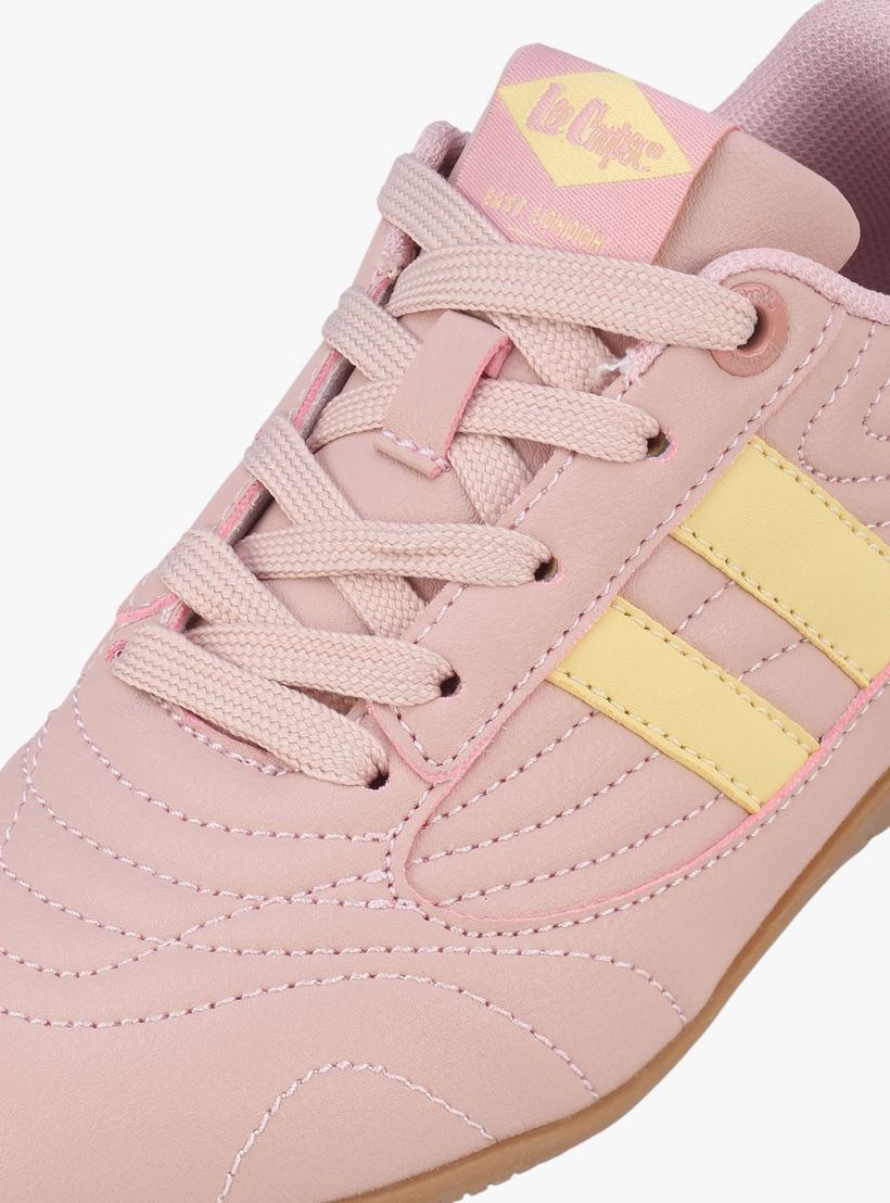 حذاء سنيكرز طول الكاحل برباط إغلاق للبنات من لي كوبر-girls-shoes-sneakers-image-4