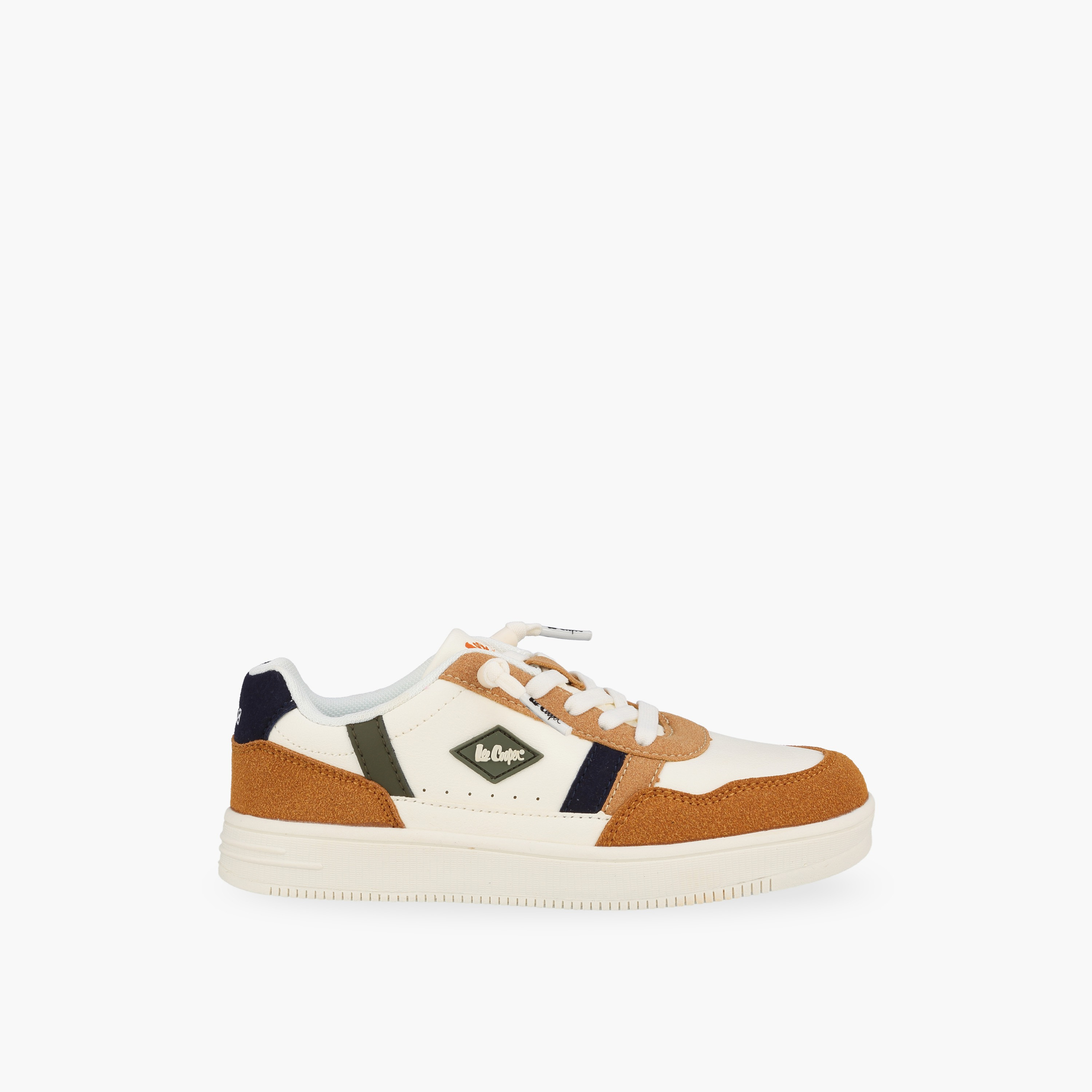 Lee Cooper Boys Panelled Lace-Up Sneakers-boys-shoes-sneakers-image-3