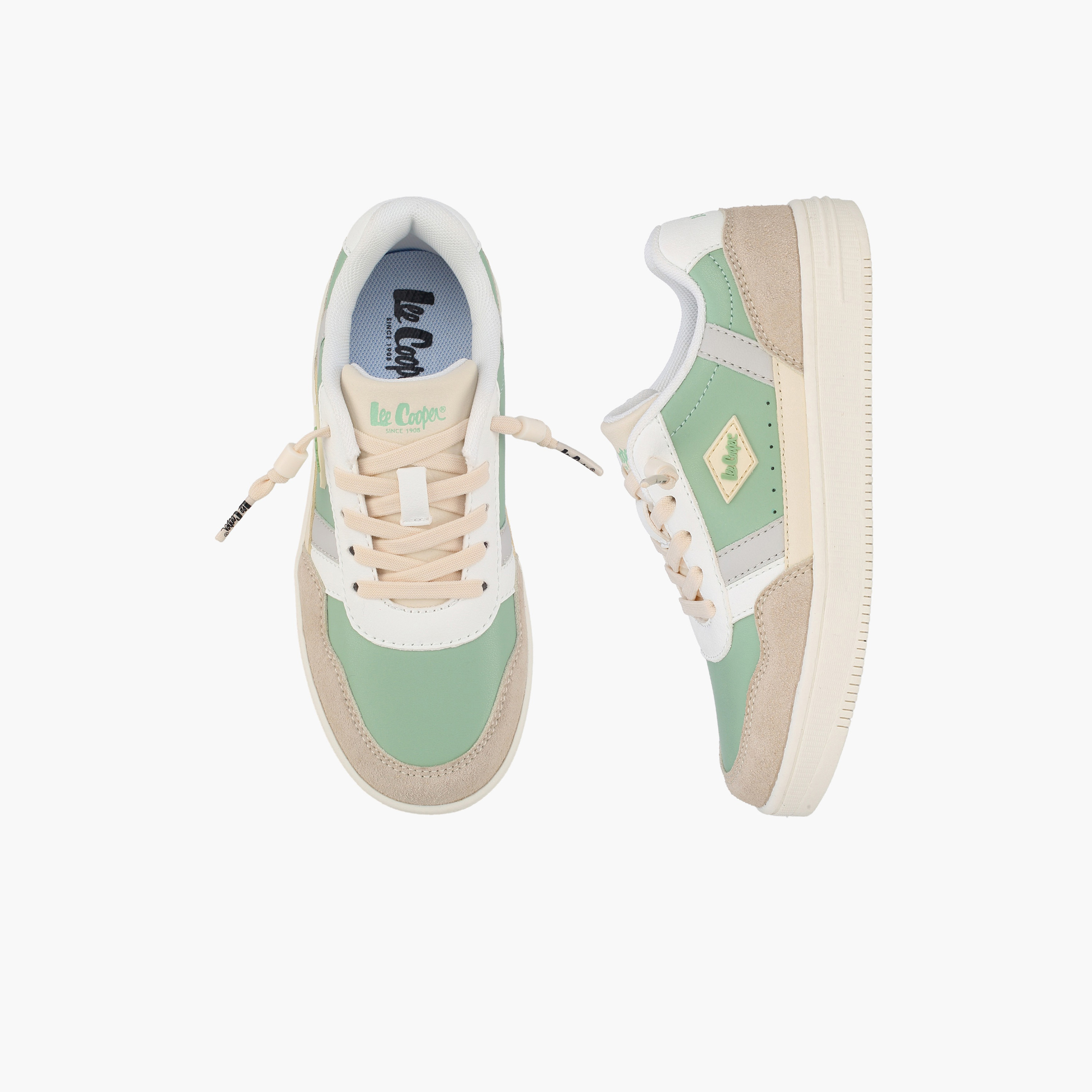 Lee Cooper Girls Lace-Up Ankle Sneakers-girls-shoes-sneakers-image-1