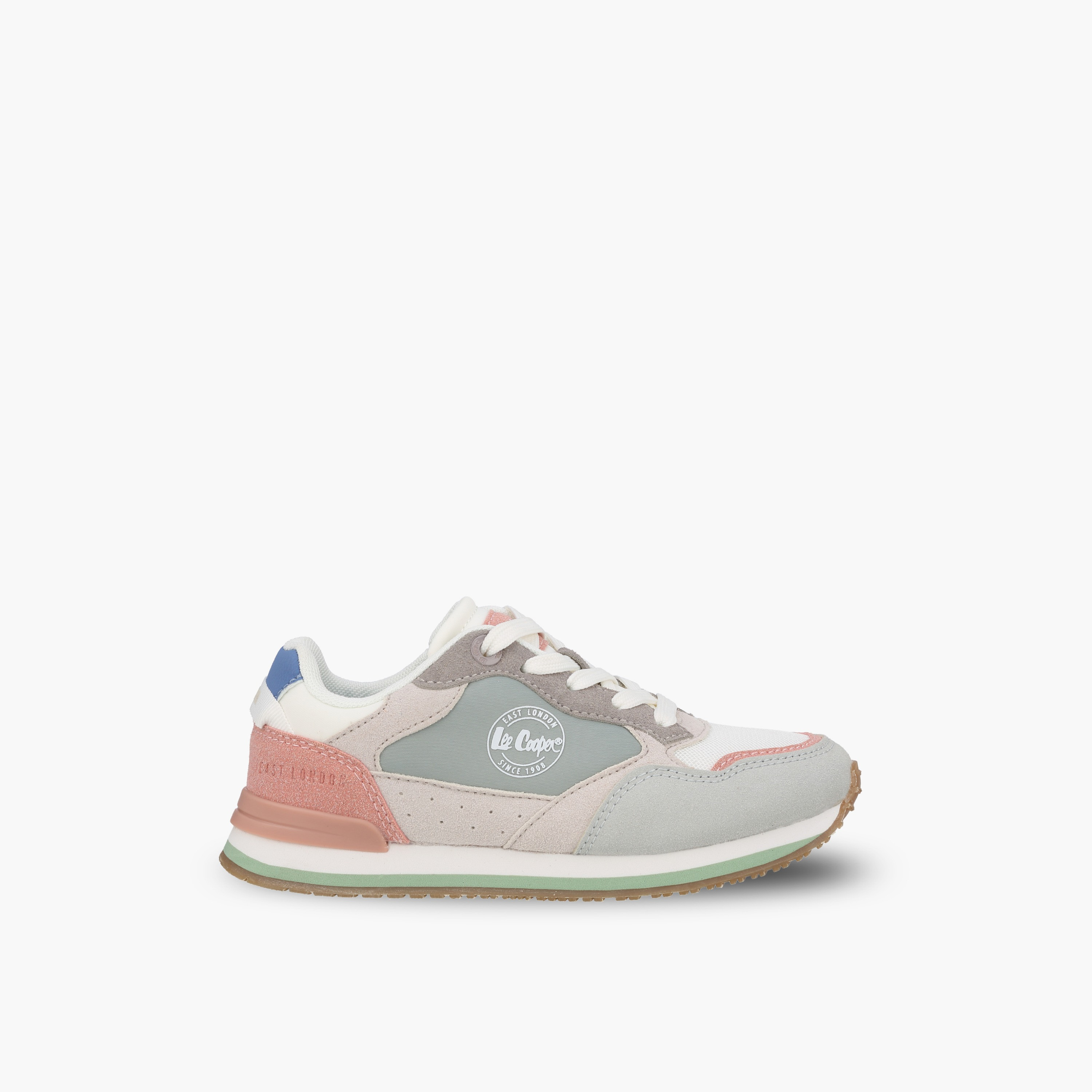 Lee Cooper Girls Panelled Lace-Up Ankle Sneakers-girls-shoes-sneakers-image-3