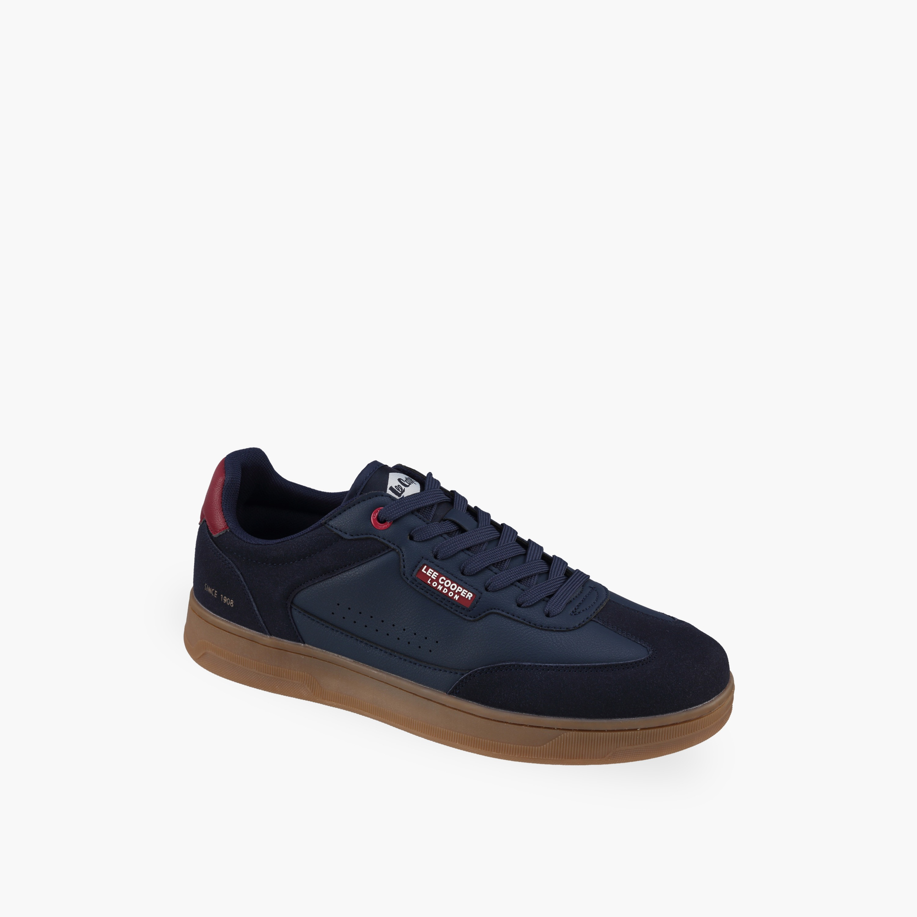 Lee Cooper Men Panelled Lace-Up Sneakers-men-shoes-sneakers-image-2