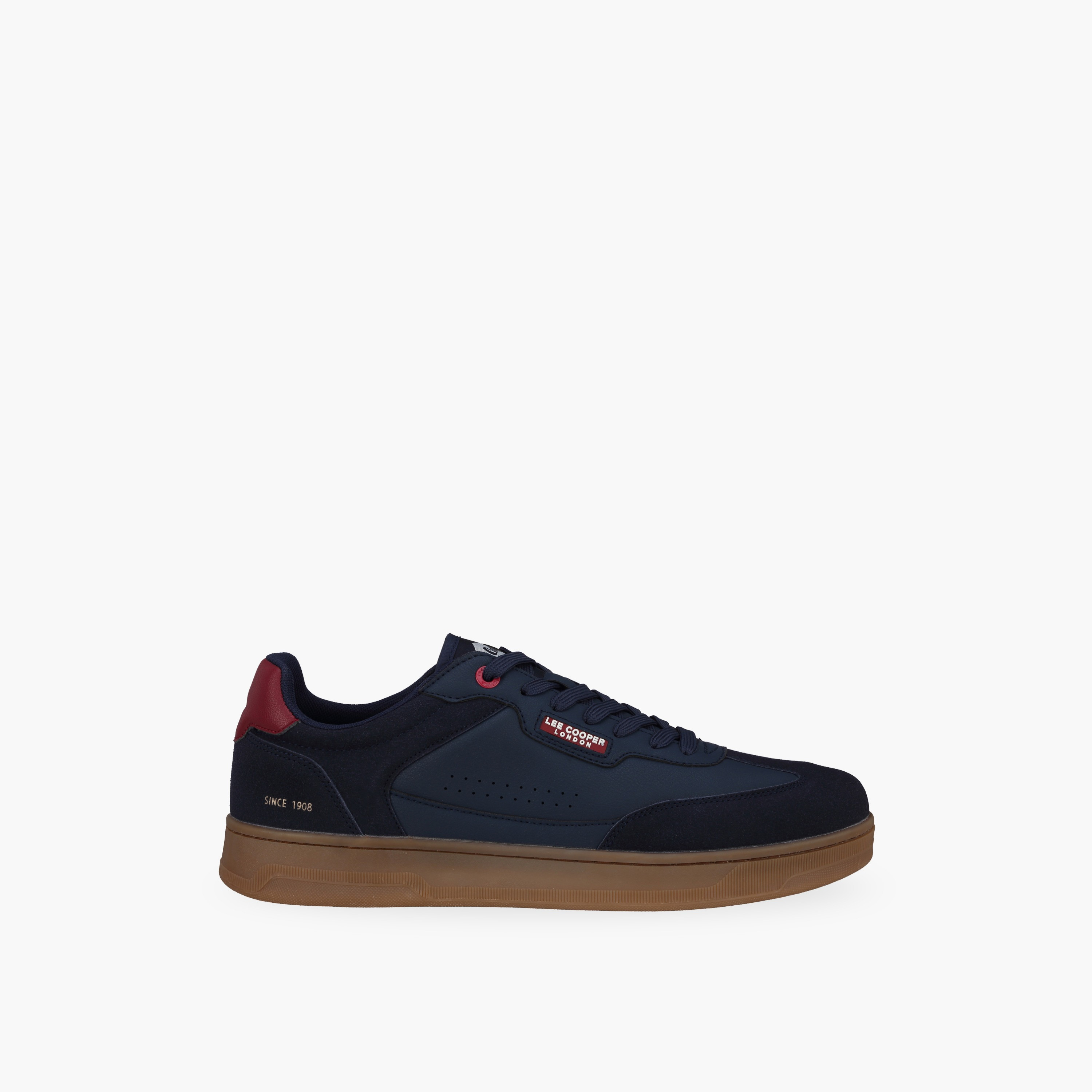 Lee Cooper Men Panelled Lace-Up Sneakers-men-shoes-sneakers-image-3