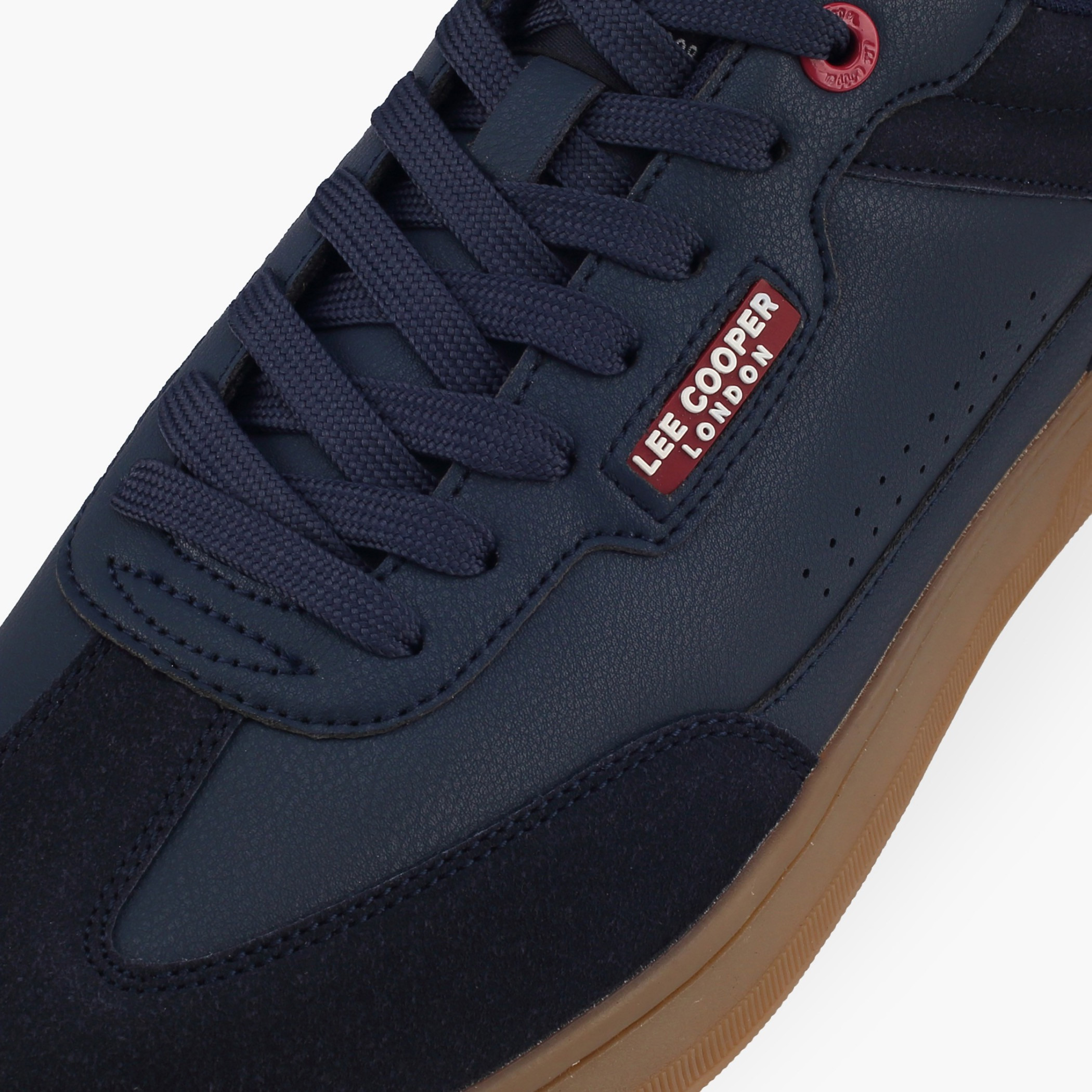 Lee Cooper Men Panelled Lace-Up Sneakers-men-shoes-sneakers-image-4