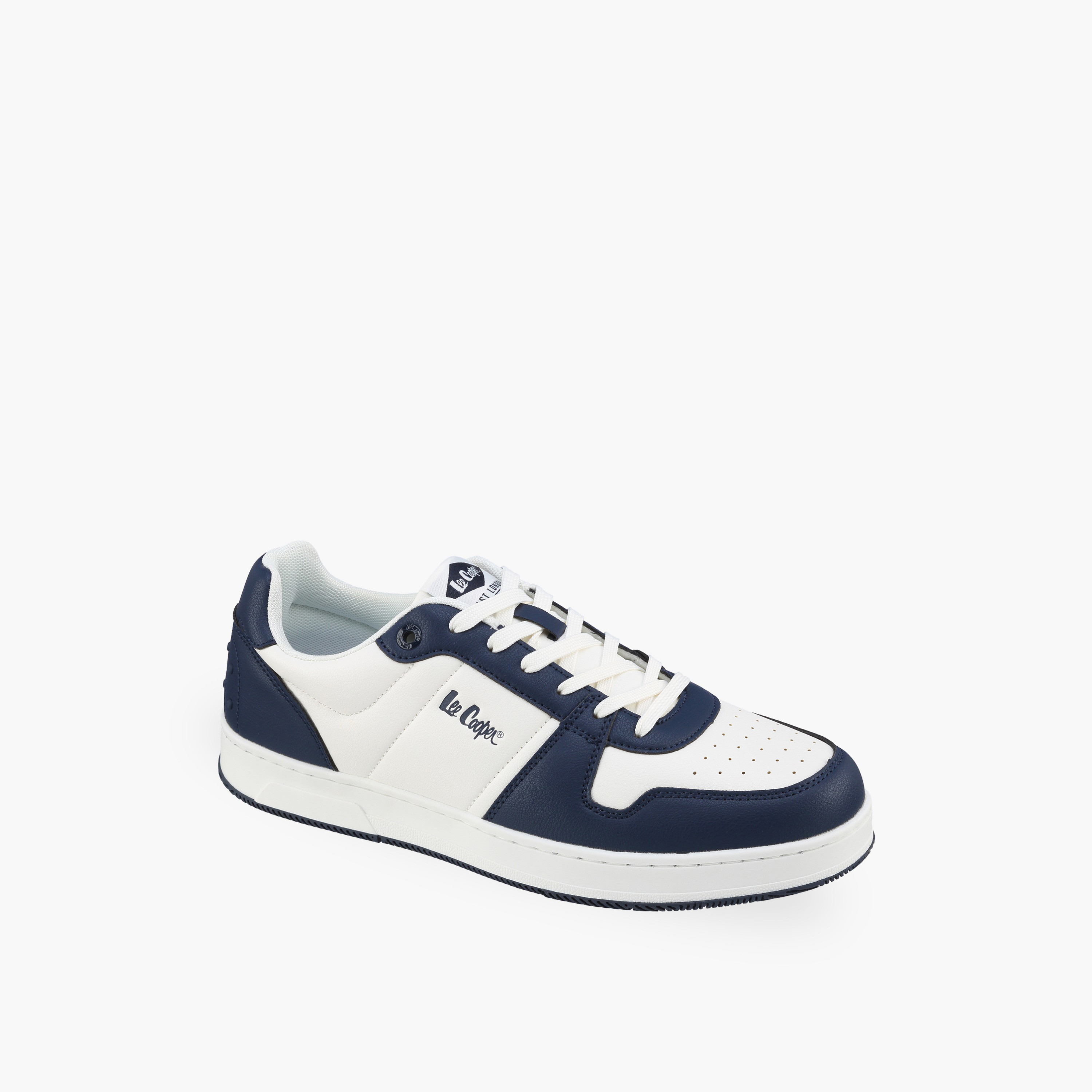 Lee Cooper Men Panelled Lace-Up Ankle Sneakers-men-shoes-sneakers-image-2
