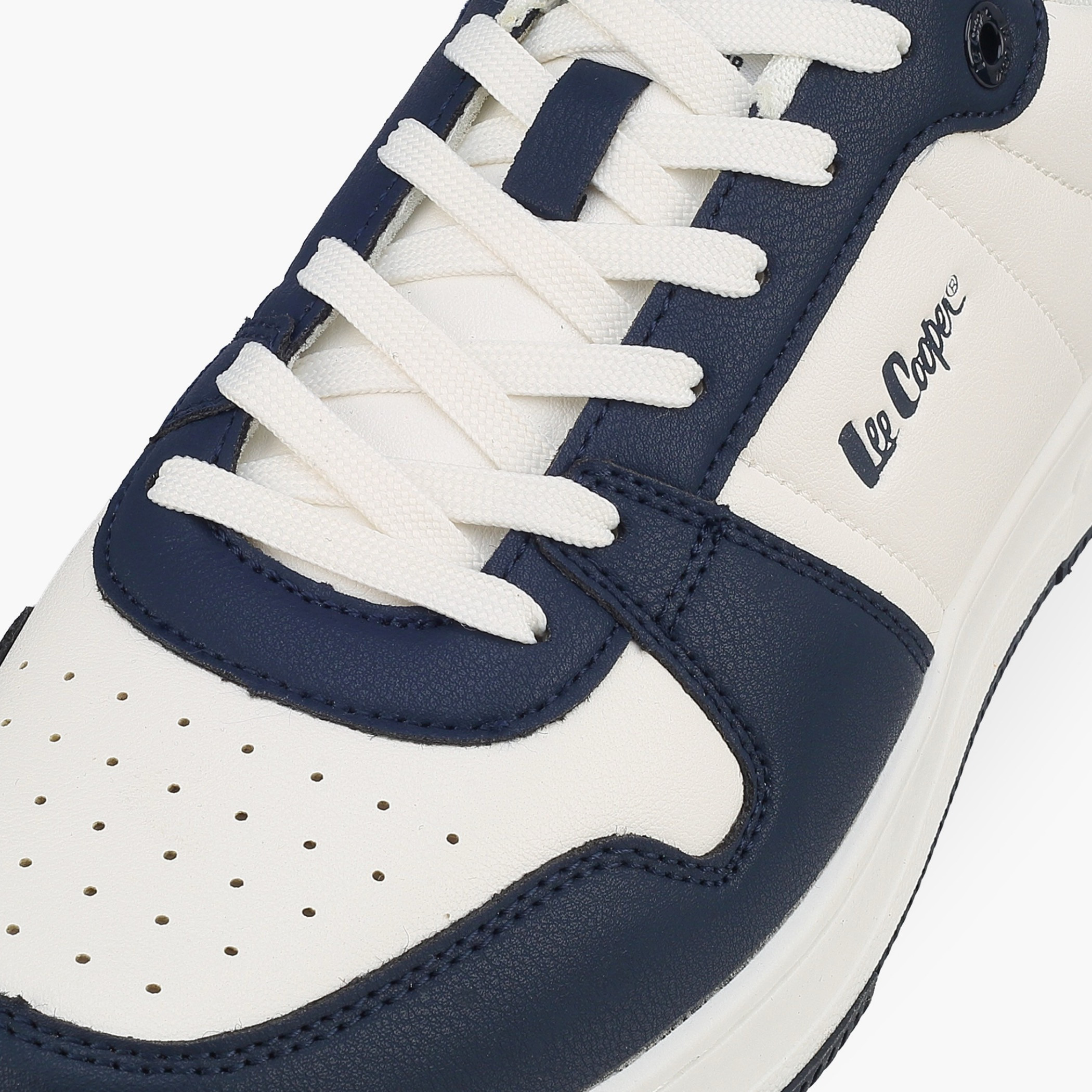 Lee Cooper Men Panelled Lace-Up Ankle Sneakers-men-shoes-sneakers-image-4
