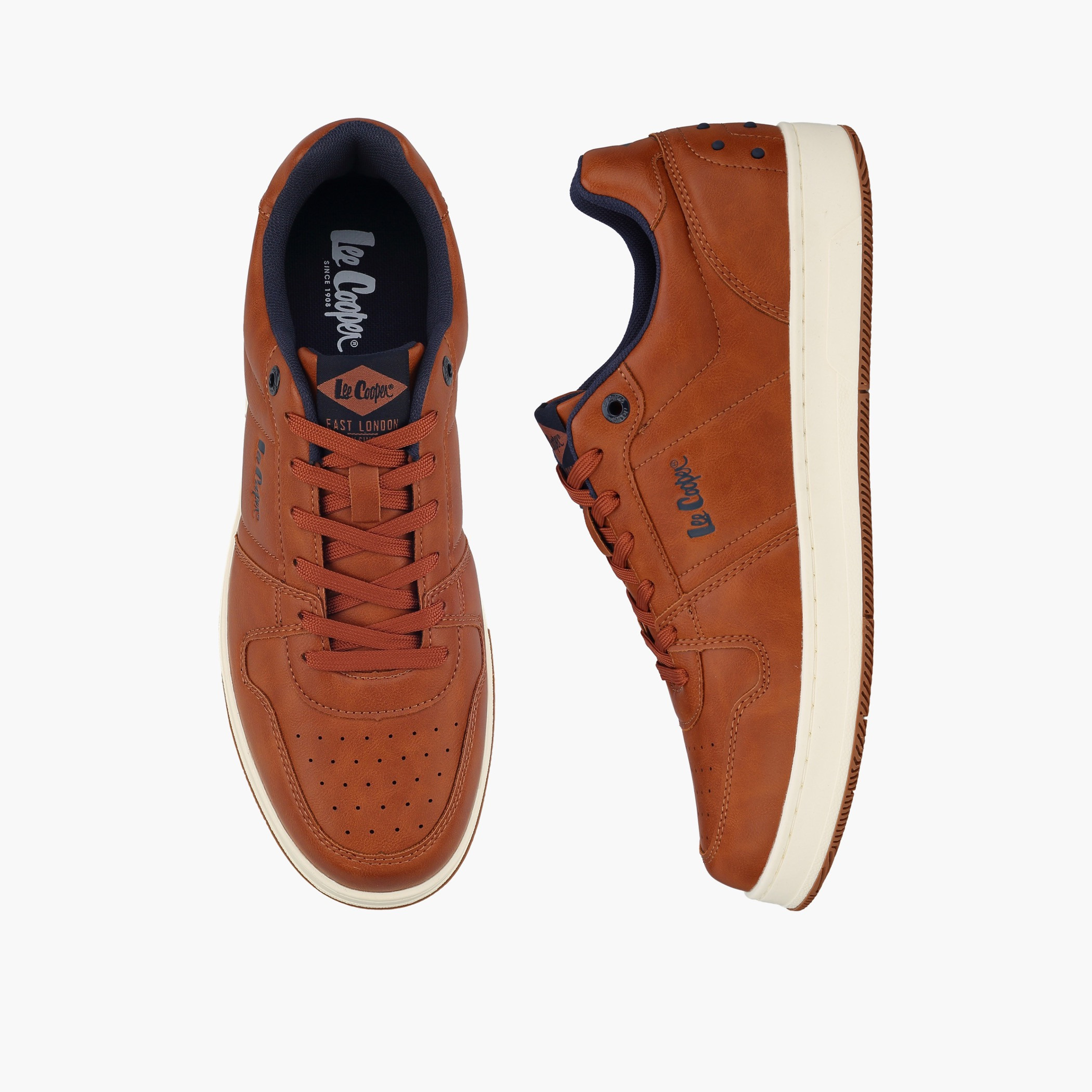 حذاء سنيكرز طول الكاحل برباط إغلاق للرجال من لي كوبر-men-shoes-sneakers-image-1