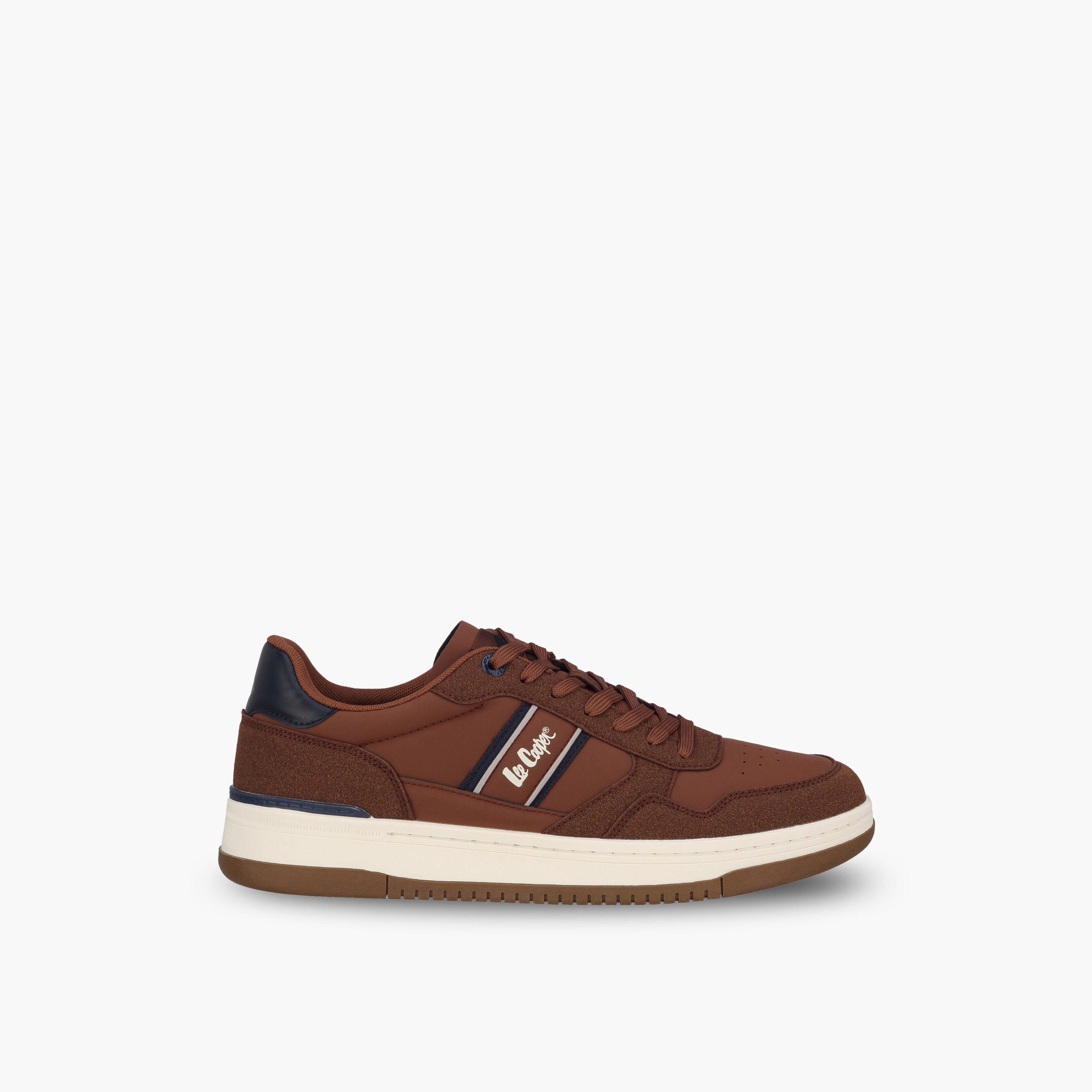 حذاء سنيكرز للكاحل برباط وطبعات شعار للرجال من لي كوبر-men-shoes-sneakers-image-3