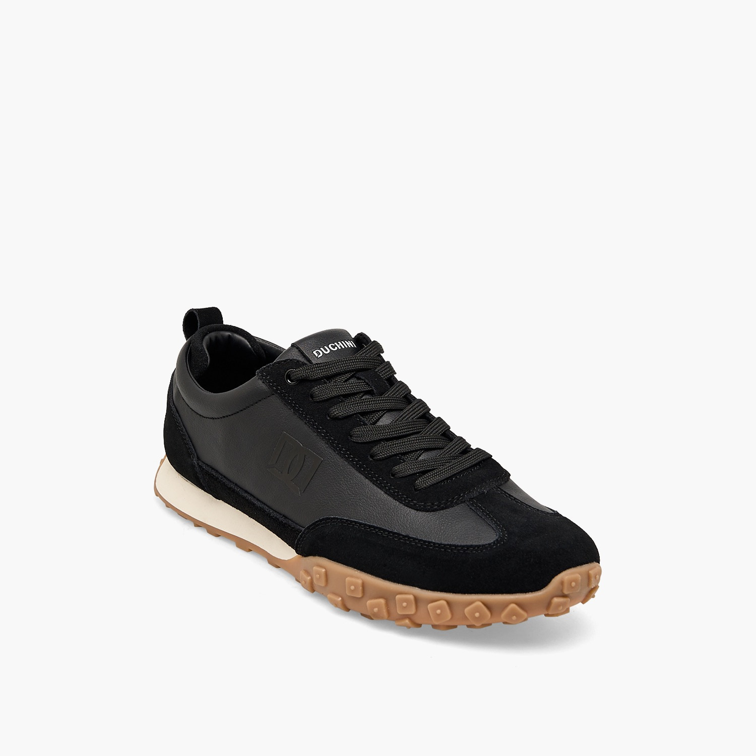 Duchini Men Panelled Lace-Up Ankle Sneakers-men-shoes-sneakers-image-2