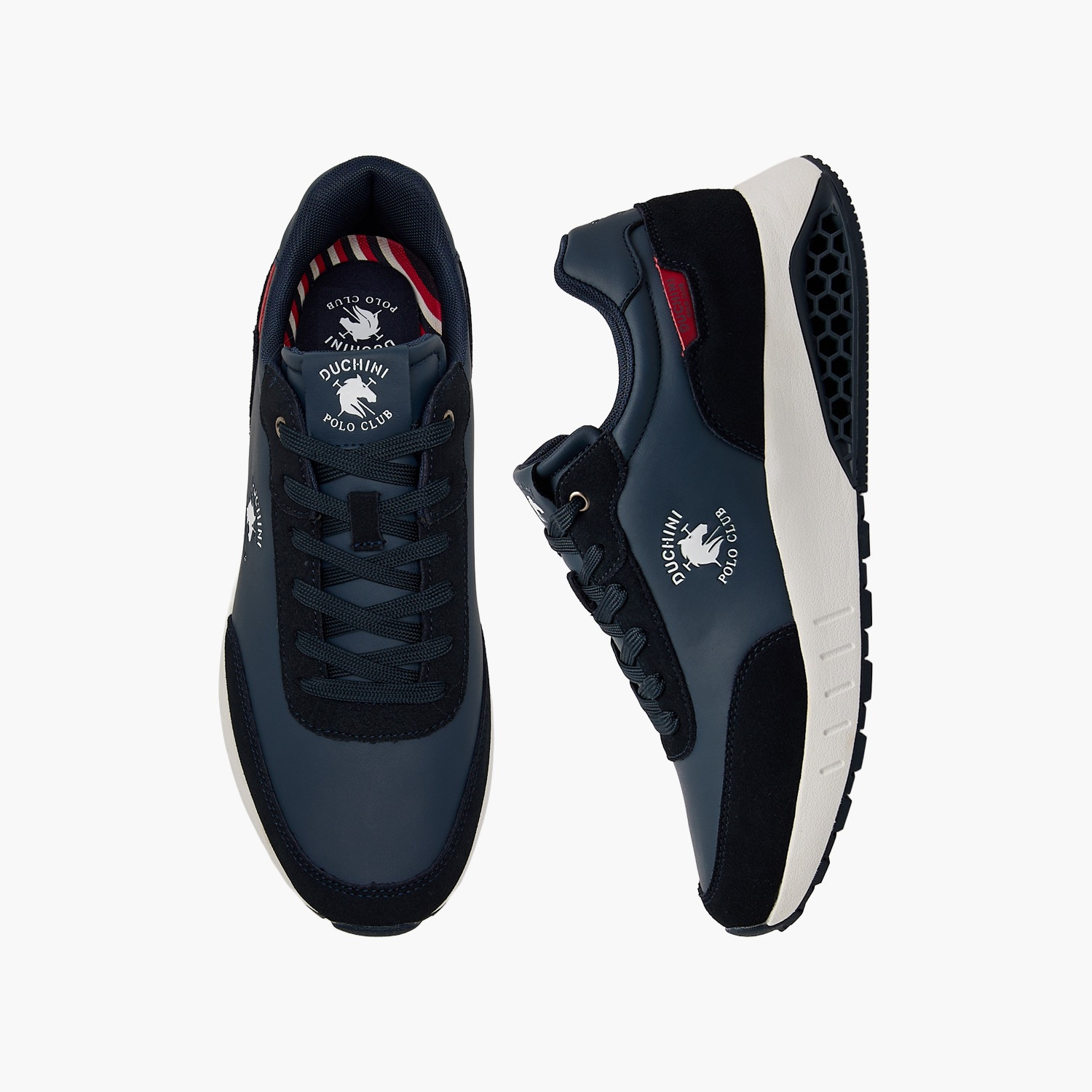 Sneakers Men Logo Print Lace-Up Ankle Sneakers-men-shoes-sneakers-image-1