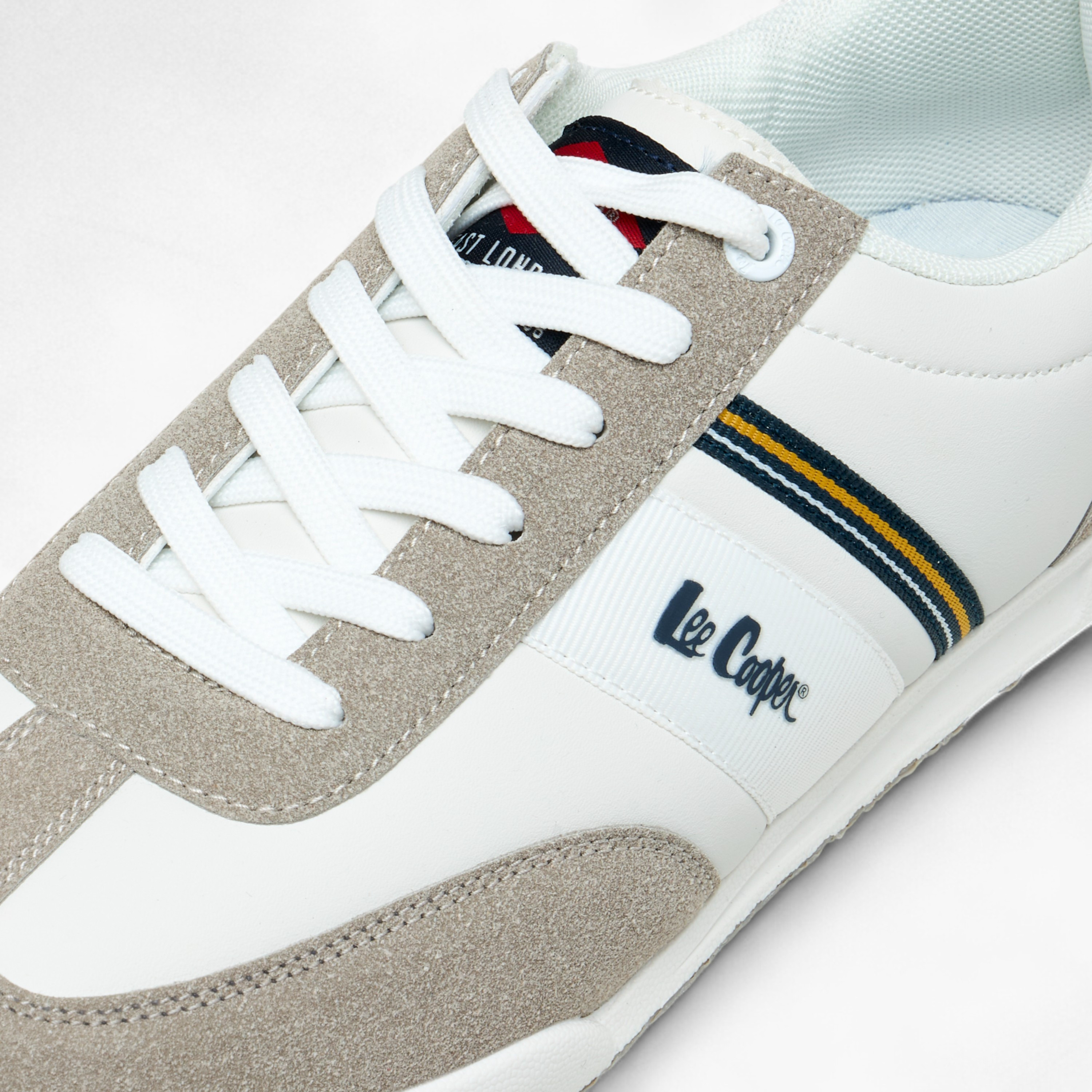 Lee Cooper Men's Panelled Lace-Up Sneakers-men-shoes-sneakers-image-4