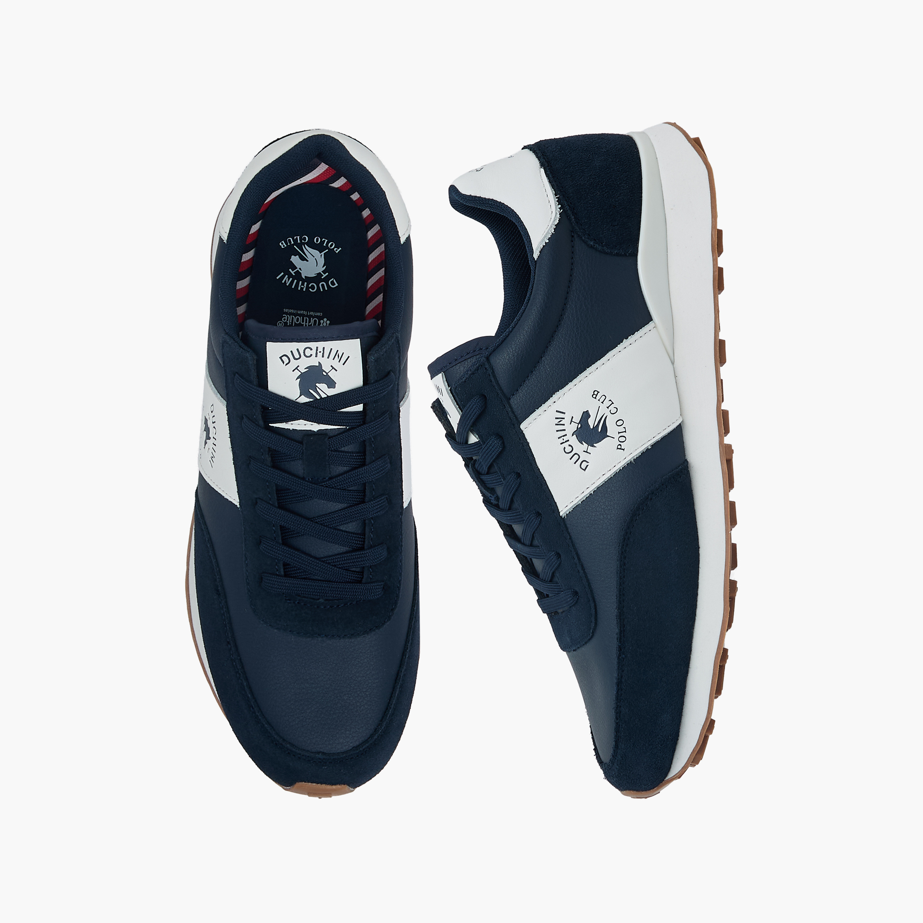 Duchini Polo Club Men Genuine Leather Lace-Up Ankle Sneakers-men-shoes-sneakers-image-1