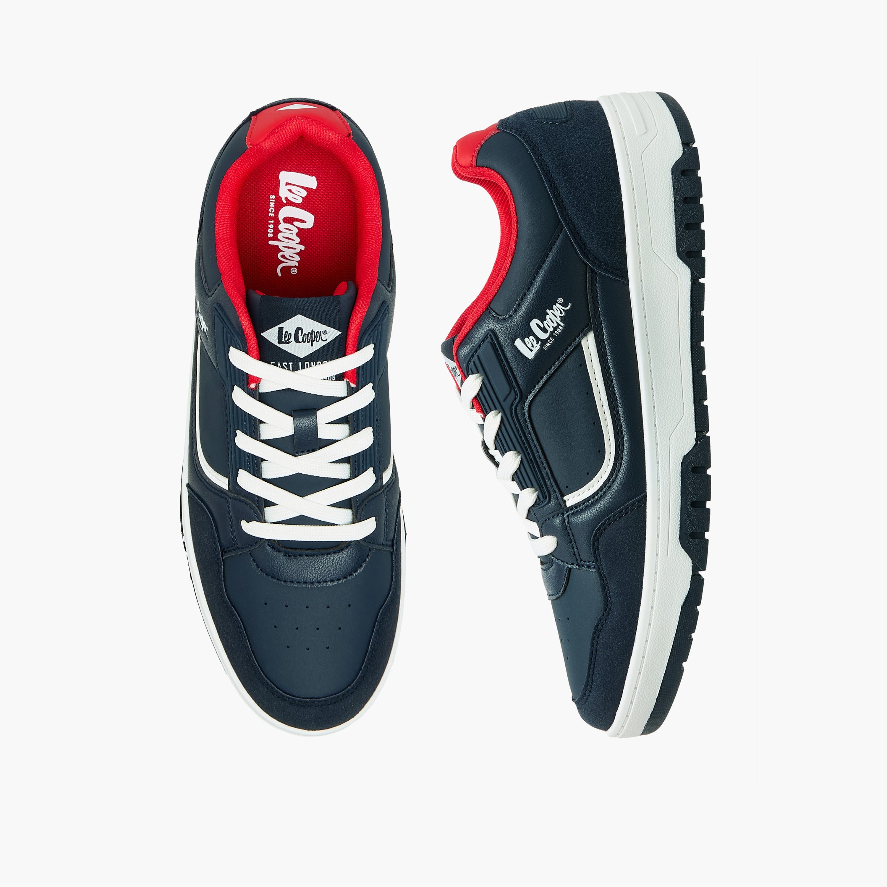 Lee Cooper Men Lace-Up Ankle Sneakers-men-shoes-sneakers-image-1