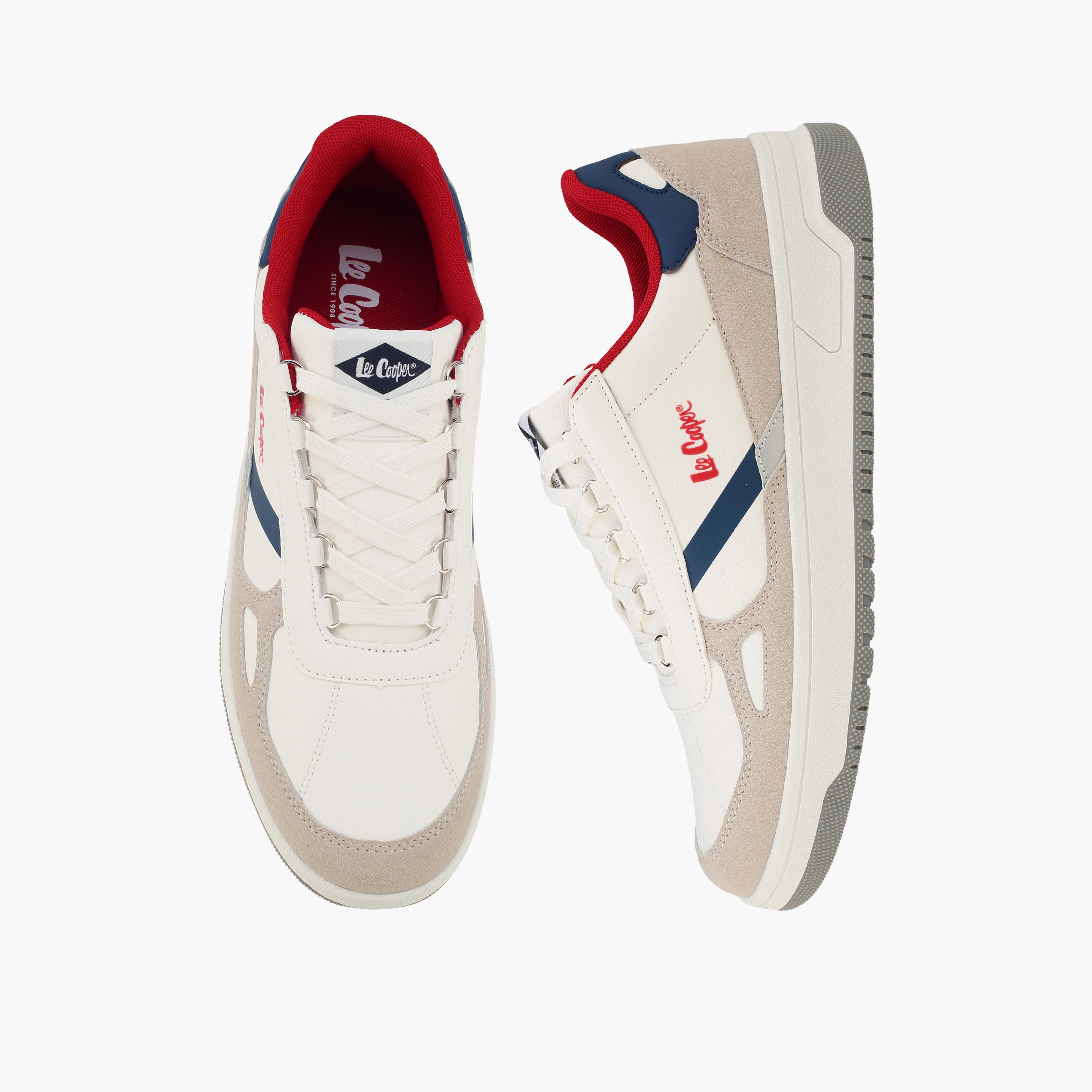 Lee Cooper Men Lace-Up Ankle Sneakers-men-shoes-sneakers-image-1