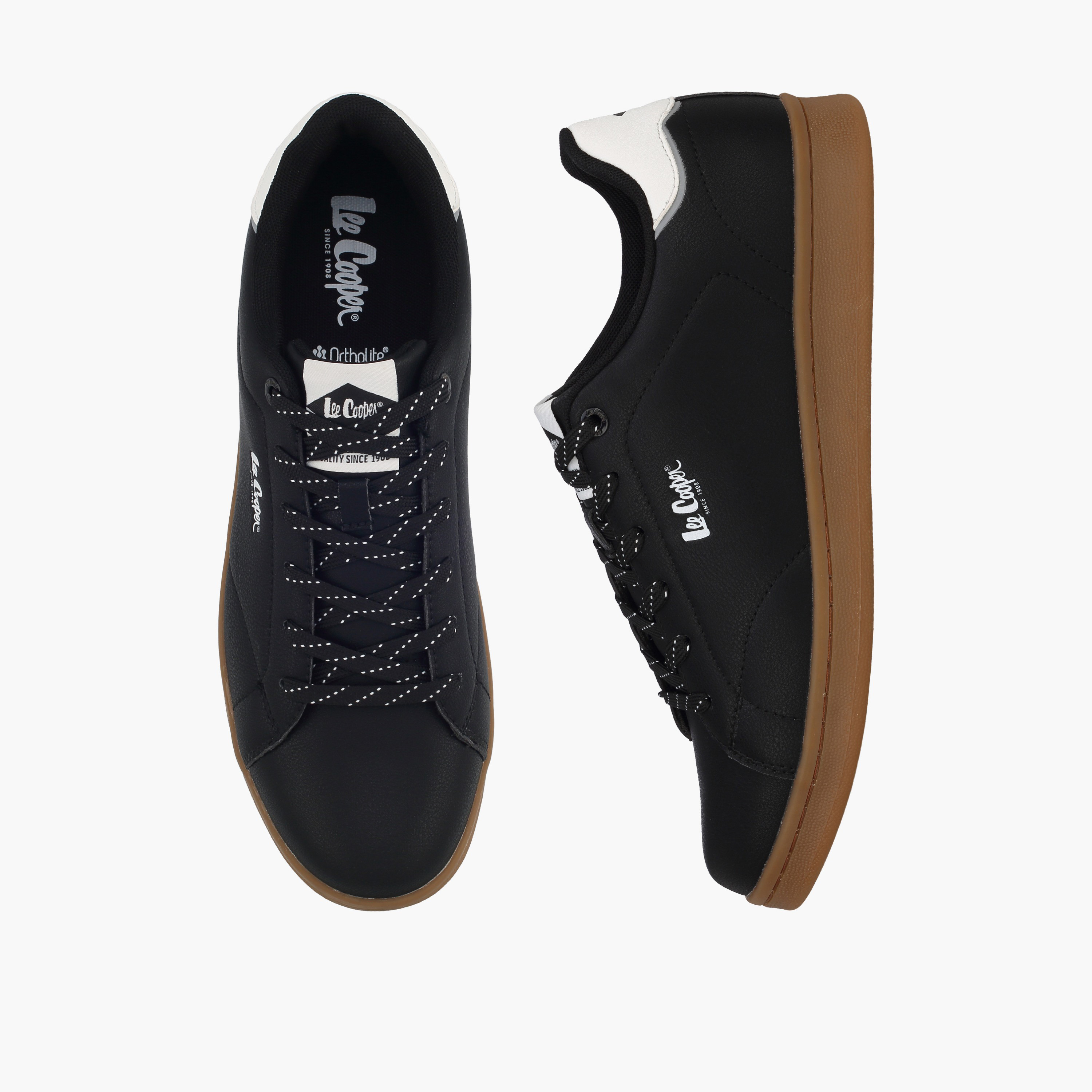 Lee Cooper Men Lace-Up Ankle Sneakers-men-shoes-sneakers-image-1