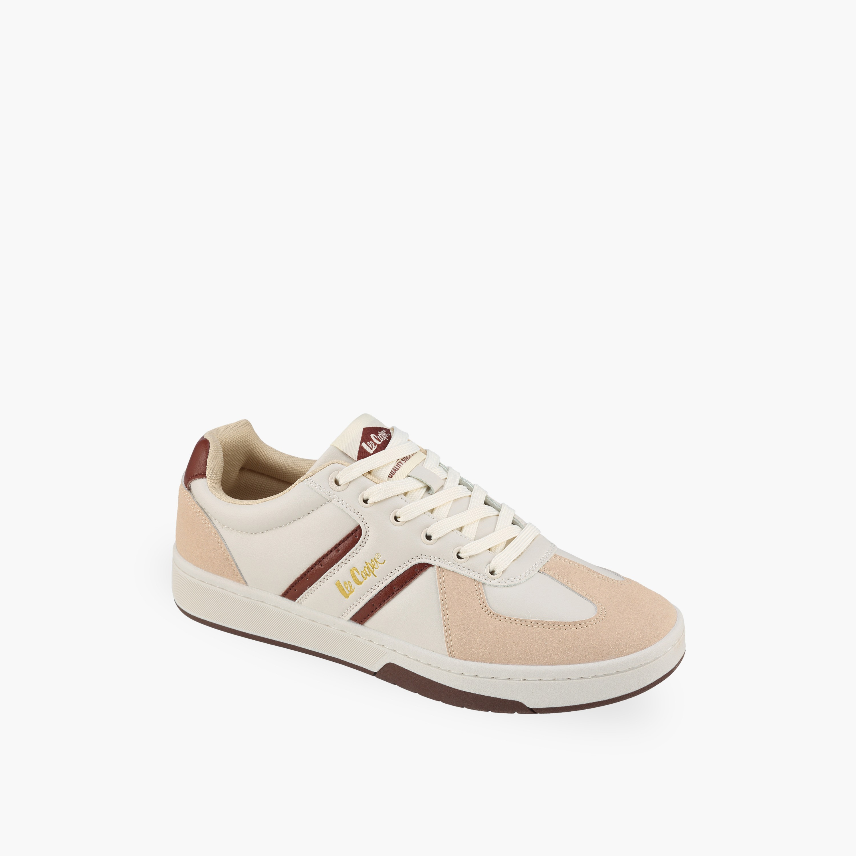 Lee Cooper Men Logo Print Lace-Up Sneakers-men-shoes-sneakers-image-2